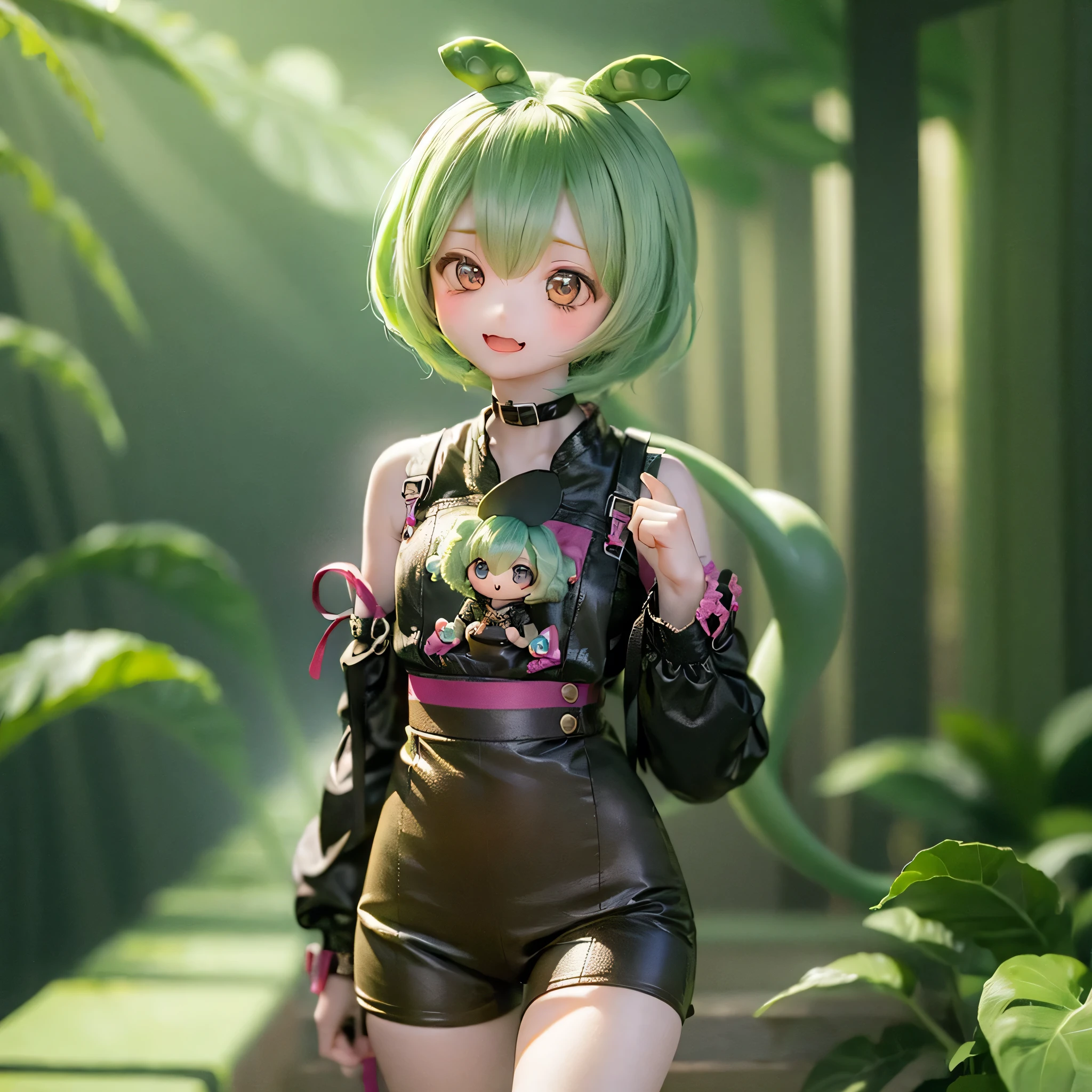 Detailed prompts for generating high quality images using the stable diffusion method are、、、、:
(((((((Little)))))))Use Body Shape Lots of Zundamon(((child:1.2)))(((((chibi)))))
"(((smile))), (Digital Art:1.1, High resolution, masterpiece:1.2), (Bright colors), (Confident expression), ((((a bit)))) letter, (Green Hair), A girl with a distinctive hairstyle and a body like zunda, (Confident expression), ((((a bit)))) letter, (Green Hair), (Green underwear), ((((8. A relaxing space surrounded by greenery))))) Proud face"Walking around the city((((((child)))))