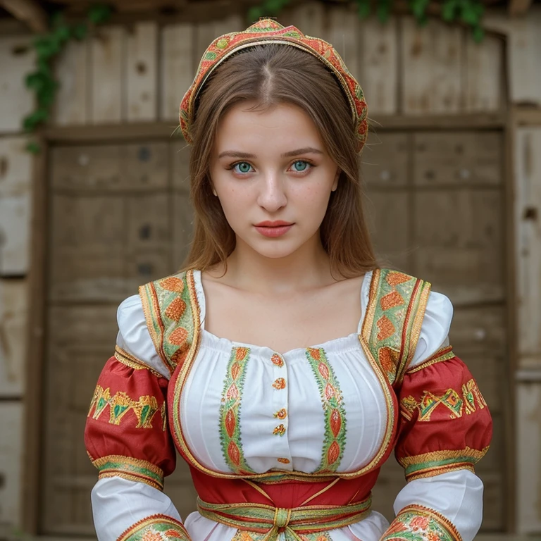 Beautiful woman, 22 years, 🇧🇦 Bosnia, bonian ethnicity, dressed in traditional clothing 