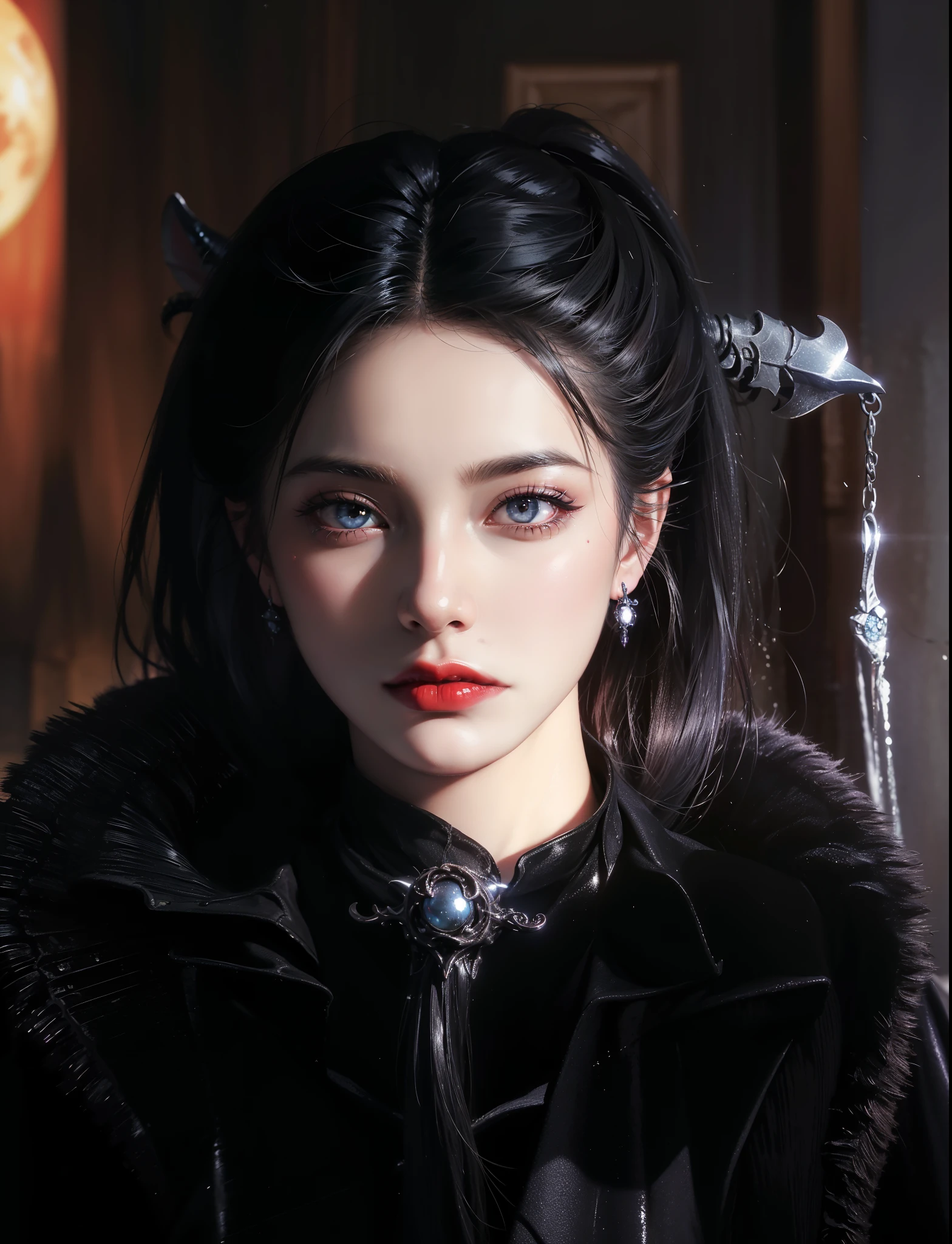 Detailed image quality,Witch Pandora,wing, Succubus Theme,堕落Angel,Excellent,scary,Secret Terror,Tentacles,With eyes,Uncanny Valley Effect,Beast Blood Moon,skeleton,vampire,Hellfire,Dark Queen,Angel,magician magic witch,Angel,Eyes are blue(Pupils as deep as the starry sky),Gorgeous tattoo designs all over the body,Surreal photos(8K picture quality,Rich in details),Dark eyeshadow,Sexy thick lips(Red lipstick),Tattoo designs on body,Dark Queen,