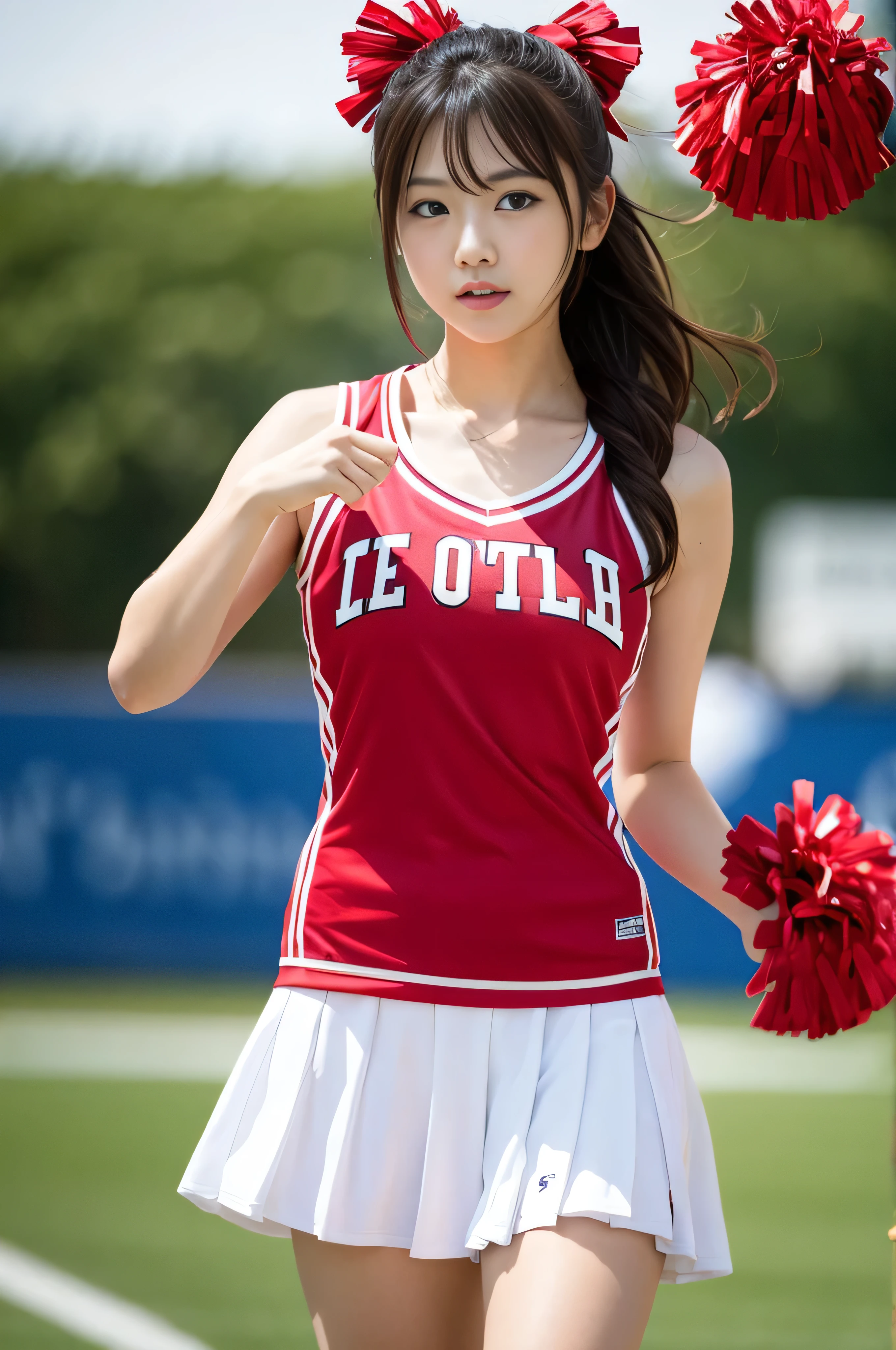 1 person、woman、4K、8K、Sportswear、gravure、Cheerleader