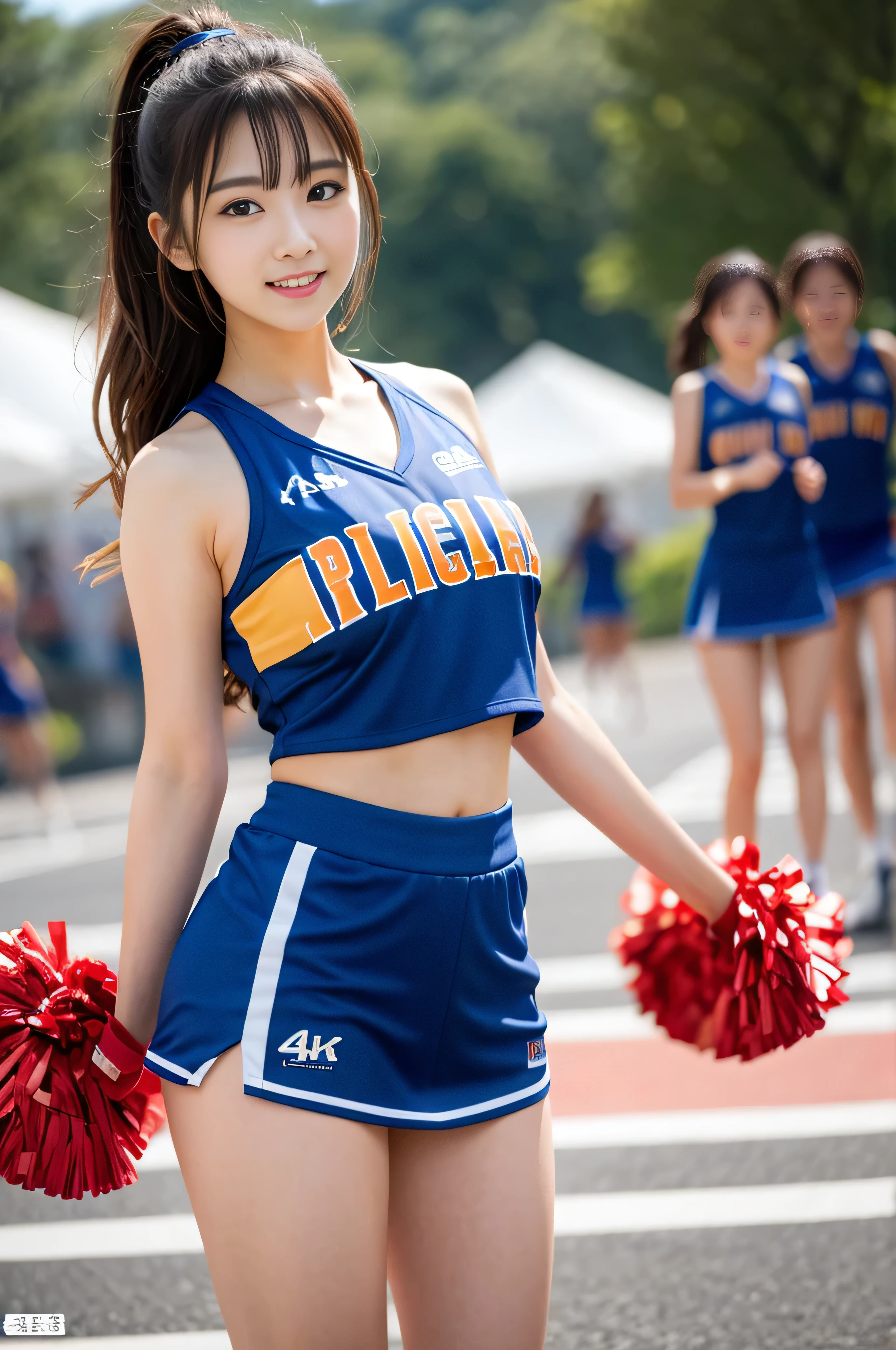 1 person、woman、4K、8K、Sportswear、gravure、Cheerleader