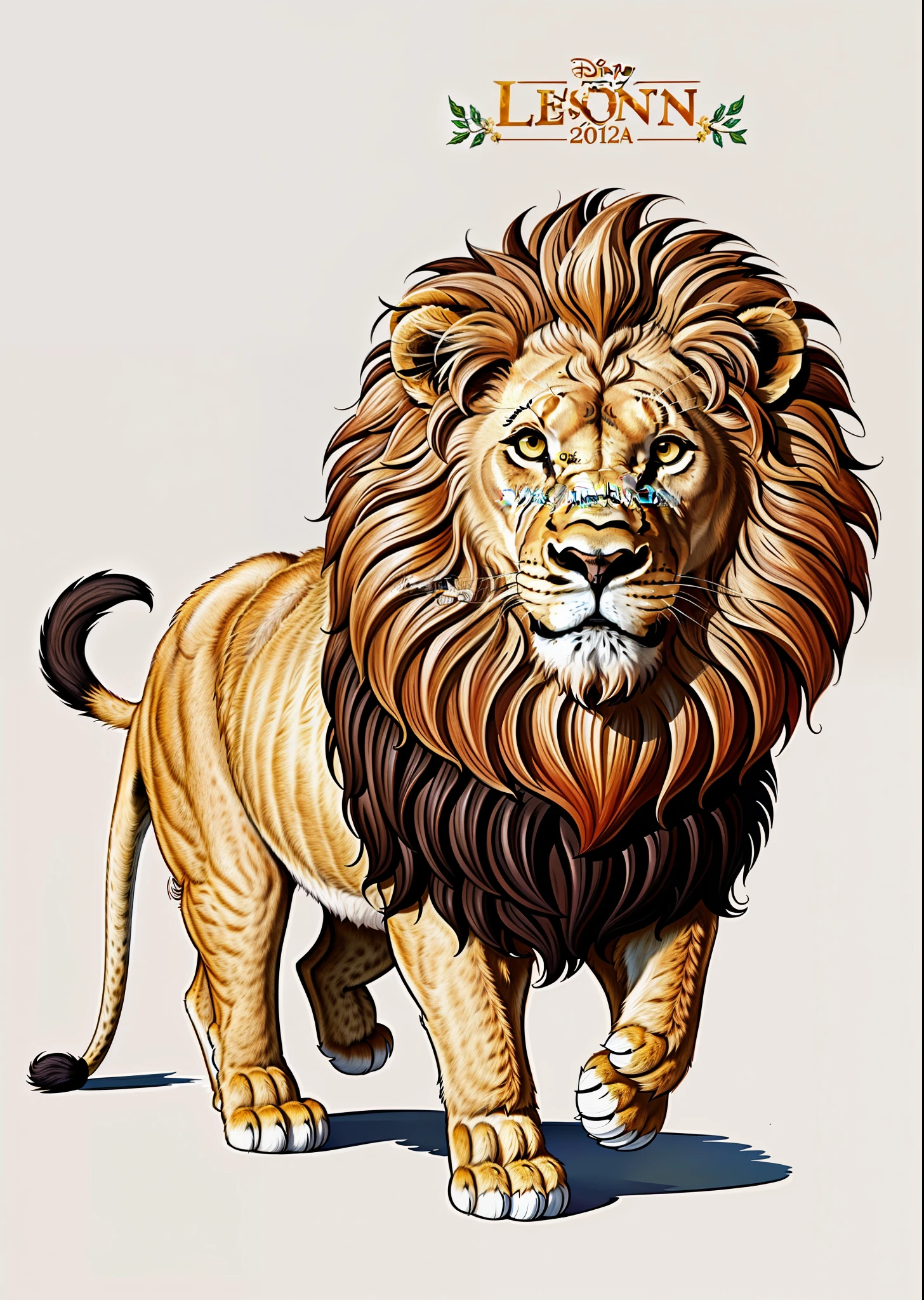 there is a drawing of a Lion with a big smile on it, aslan the Lion, cute Lion, inspirado em Leo Leuppi, 2 d full body Lion, “portrait of a cartoon animal, Lion body, book illustration , book illustration , book illustration , book illustration , Rei da floresta, Lion, inspirado em Jerry Pinkney