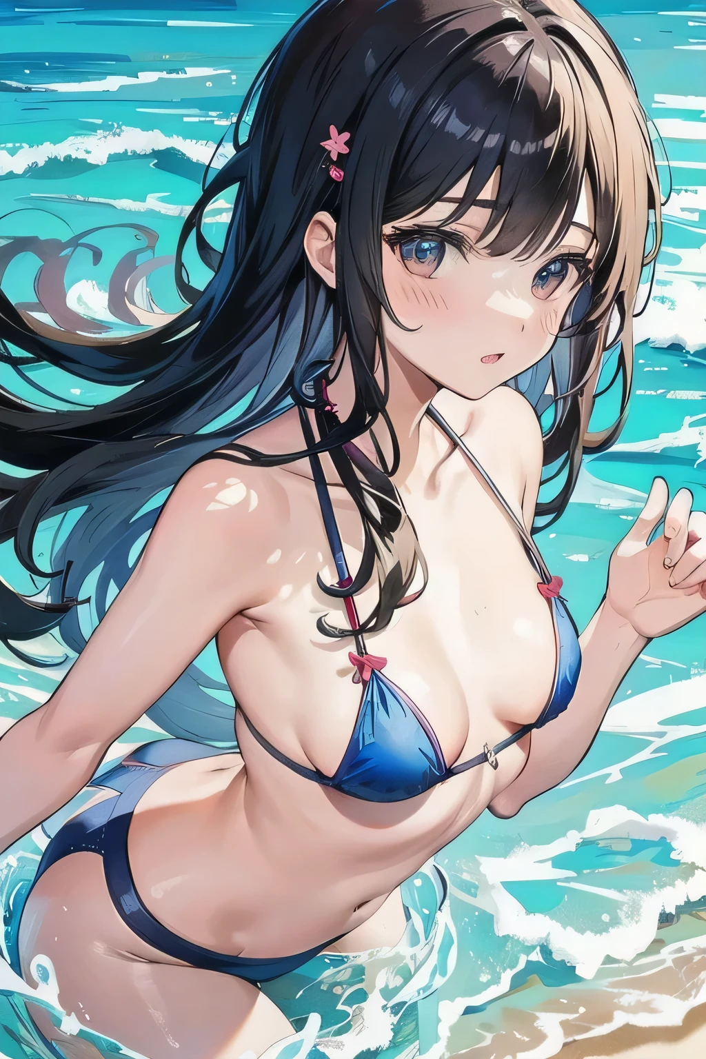 bikini, Small breasts, Erotic