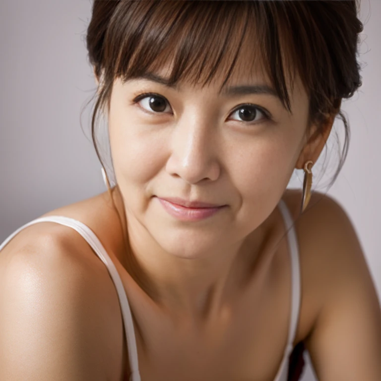 masterpiece,highest quality, (1 mature woman), ((Portraiture:1.5)),