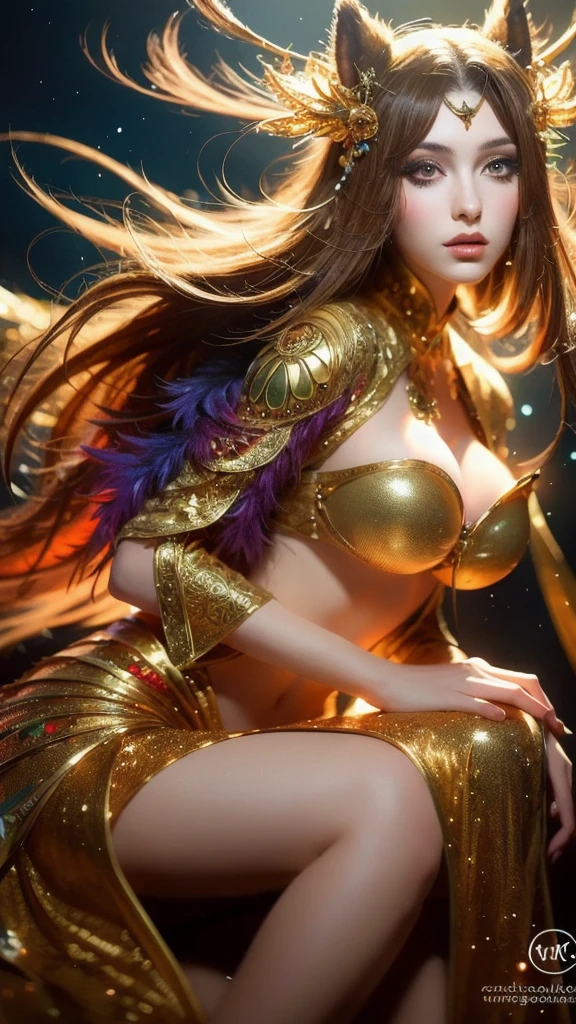 (masterpiece, highest quality, highest quality, Official Art, beautifully、aesthetic:1.2), (One girl), Very detailed,(Fractal Art:1.3),colorful,Most detailed
