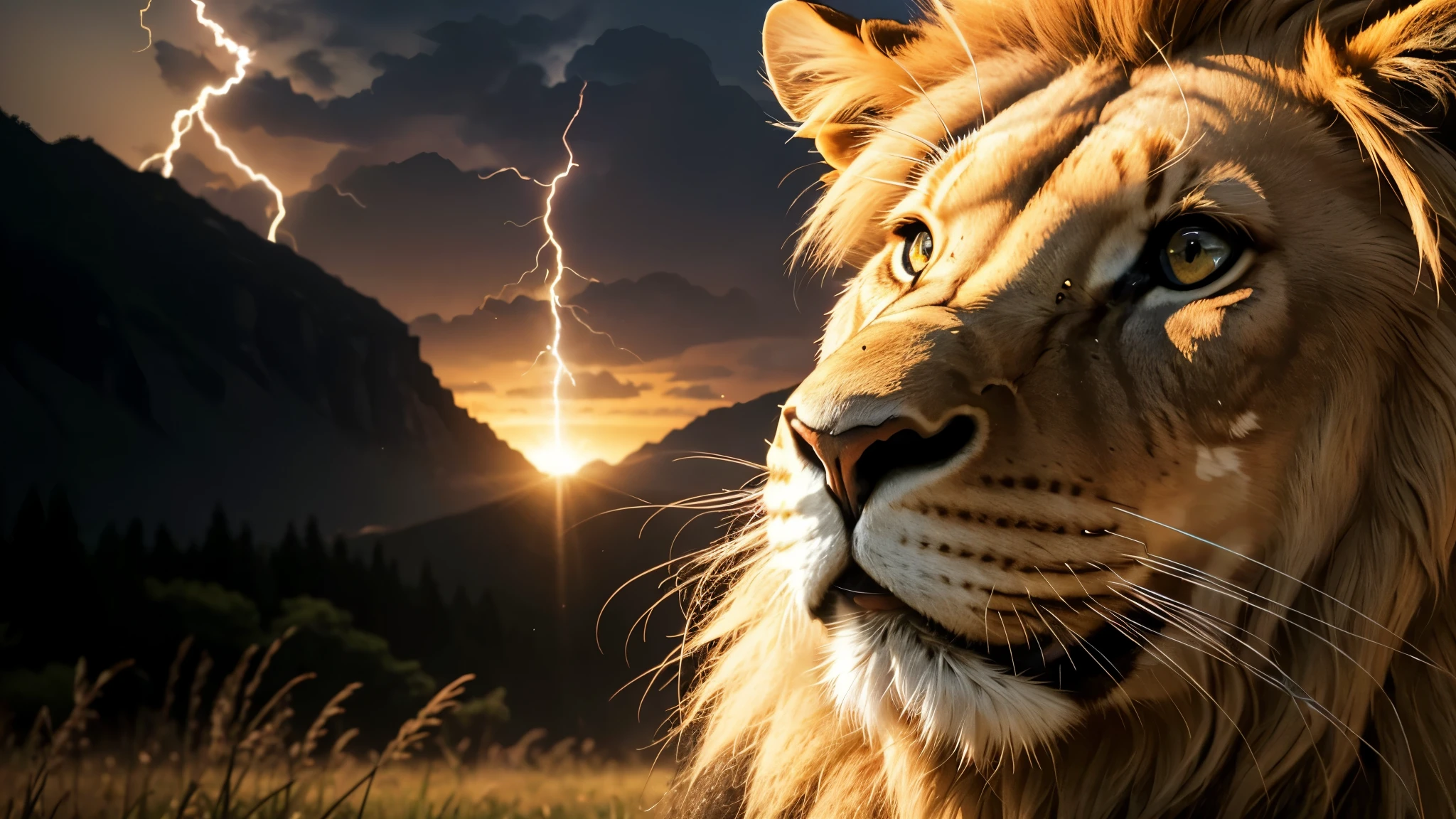 Lion, Divine Lion, naturais, Thunder Azul, Realistic Lion, rei, Realista detalhado, Realista detalhado 16k, Eletricidade Detalhada 8K, Texturas realistas de 8K, Cores fotorrealista 8K, fogo azul, Realista detalhado Fire Bolt, Poder Preto e Azul, Poder do Thunder, Realistic Divine, Coroa Dourada, Coroa de Ouro, Golden Crown, Natureza, Linda, Rendering, fotorrealista, UltraHigh definition, 4k, texturasdetalhadas, Thunder, sombras detalhadas, cores detalhadas, neon blue, Luz azul, Raios, Poder azul, Natureza Linda, Grande Divino, Luz azul, Thunder Azuls, Coroa Rei, raio, Electric Power Screw, contraste detalhado, Contraste realista, high resolution, cores detalhadas, fogo, eletricidade, divina criatura, 8K, Realista detalhado, 16k, 8K, High definition, contraste detalhado, Contraste realista, high resolution, cores detalhadas, fogo, eletricidade, divina criatura, 8K, Realista detalhado, elegante,
