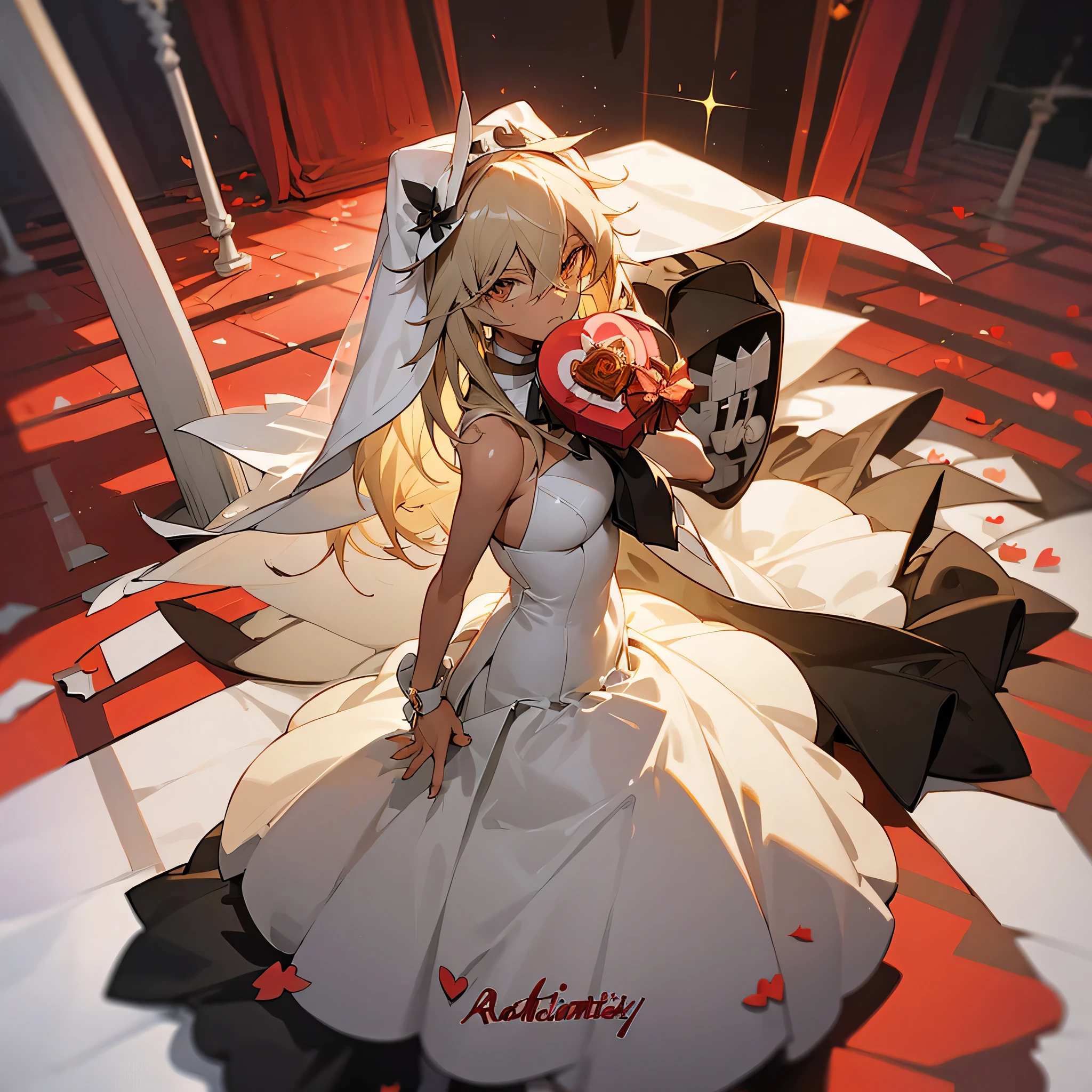 ((guilty gear)) ,((ramlethal valentine)) ,((wedding dress))