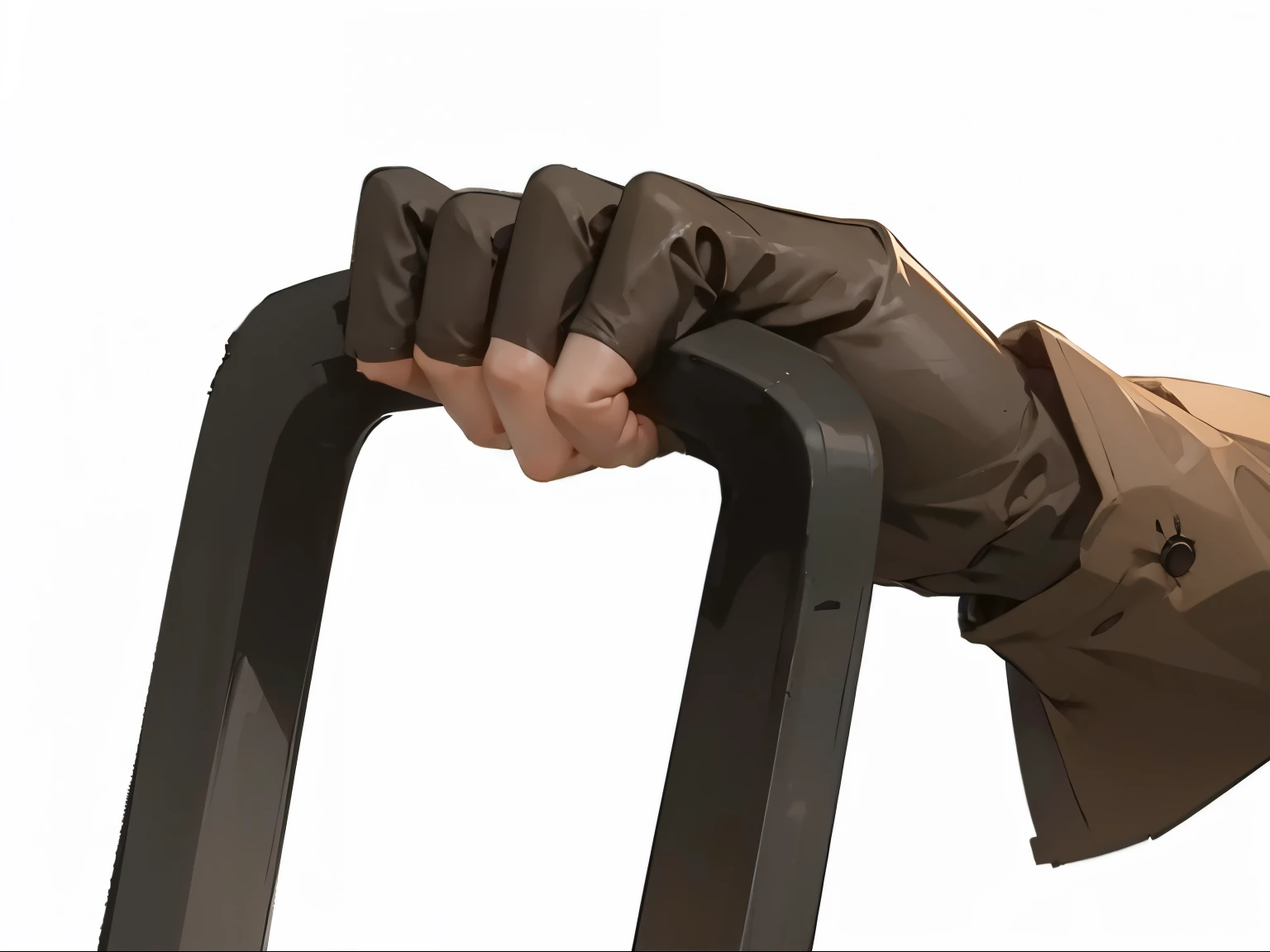high quality, Gloves,Meticulous portrayal,Clear structure,Show your fingers,皮Gloves,left hand,Clear fingers,