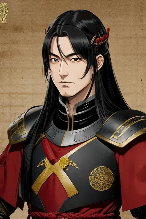 Oda Nobunaga and his allieap of Japan in the Warring States Period、Important Meetings、Nobunaga and other daimyo in armor、Tense atmosphere