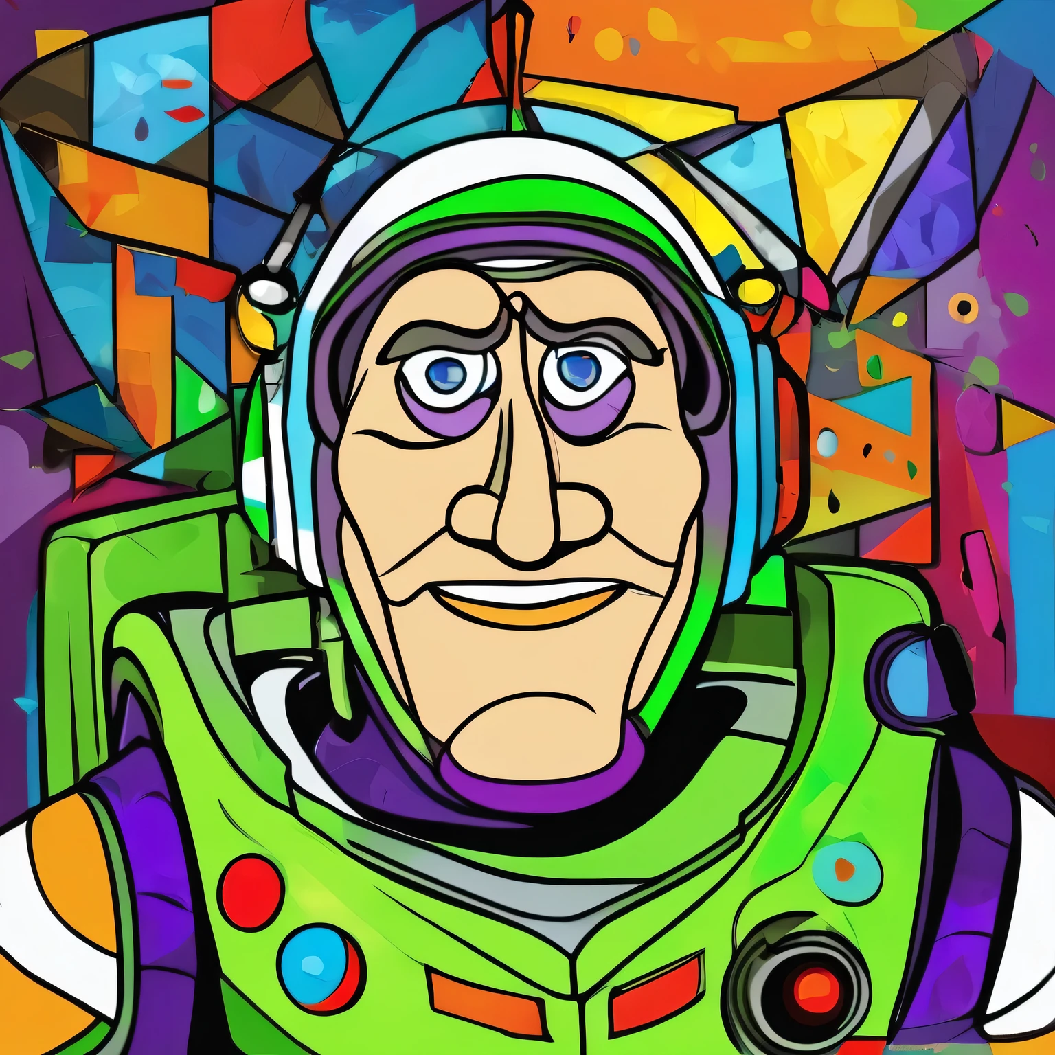 Buzz Lightyear, Picasso style