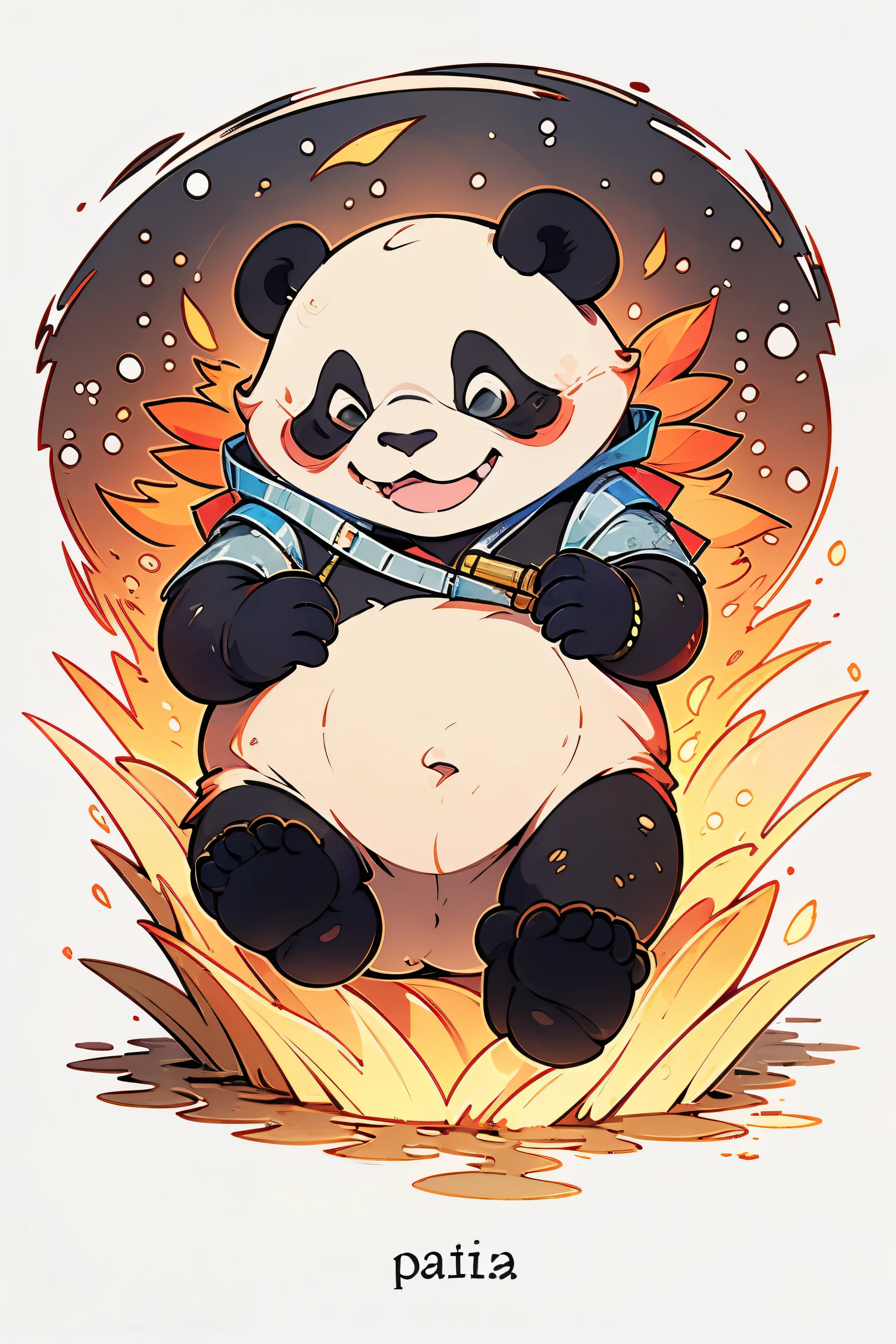 Masterpiece, coloring-book, lineart, perfect lineart, comic style, pandas on adventure in fantasy setting