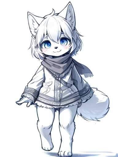 white baby wolf pup, baby girl wolf, bright eyes ( Absurdly , High quality , ultra detailed ) ,( hand detailed ) detailed(sketch:1.2),graphite,(monocolour:1.3), 1girl, solo, , (character sketch),absurdres(highly detailed beautiful face and eyes)perfect anatomy, adorable, cute eyes, big eyes, short messy hair, long scarf, baby puppy, walking, (sketch), toes, snow, joyful, pouncing, line art detailed(sketch:1.2),graphite,(monocolour:1.3)