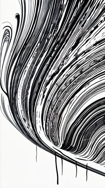 smoke、abstract drawing、beautifl lines