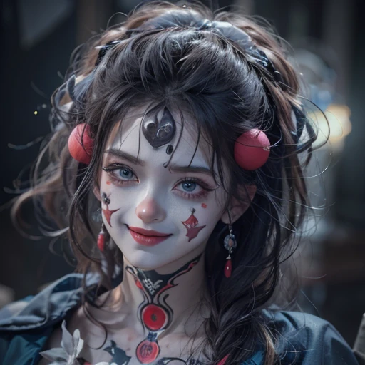 "(The best lighting, oscuro, dramatic),(geisha escupiendo espaguetis con tinta roja calavera alien, Cicatrices,  sexy, cerebro, sangre, una rata dentro de la cabeza, terror.),(ojos rojos, calaveras). morning light.
