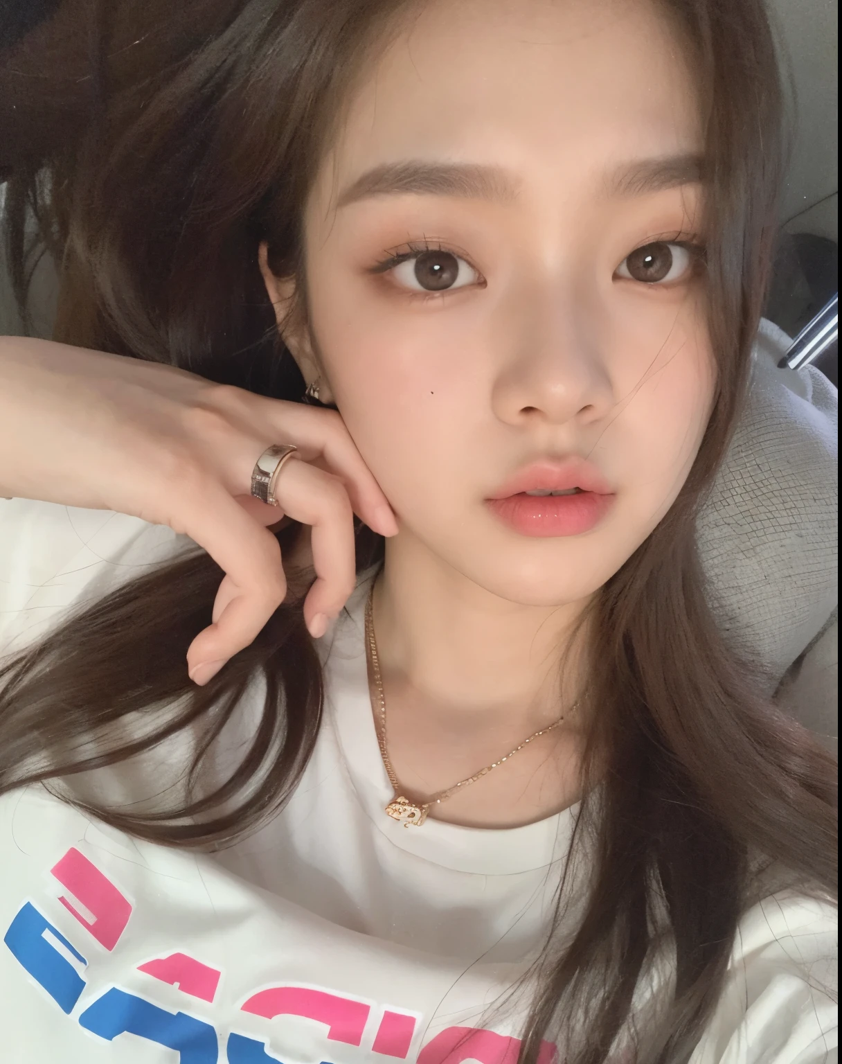 Long haired woman wearing white shirt and ring, blackpink jennie, Jaeyeon Nam, Jinyoung Shin, Heonhwa Choi, Best Face, Blackpink's Roseanne Park, Josh de Blackpink, jimin park, Wow lovely Korean face, Korean woman, young cute white asian face, Young and lovely Korean face, Lee, Ji - Eun