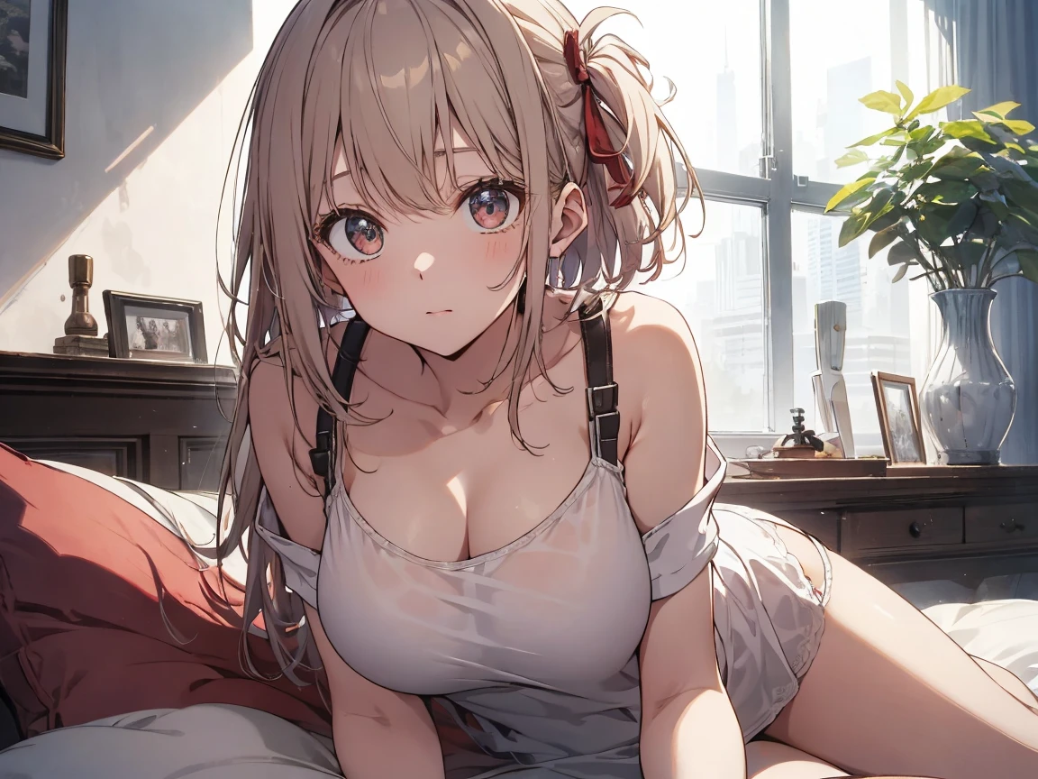 (Masterpiece)、非常にdetailedな、Best Quality、Beautifully painted、超detailedな、8K High Resolution、Wearing a mini white shirt、Mini short panties、Exposing shoulders、Take off your shirt and be naked、Moe、Perfect slim sports body、Perfect breasts、 Look at the viewer、Zoom out the whole body、In the living room、Lying on the sofa bed POV body、Very shy、I almost cry、detailed:-1、detailed:0、detailed:0.5、detailed:1、detailed:1.5、detailed:-1、detailed:0、detailed:0.5、detailed:1、detailed:1.5、