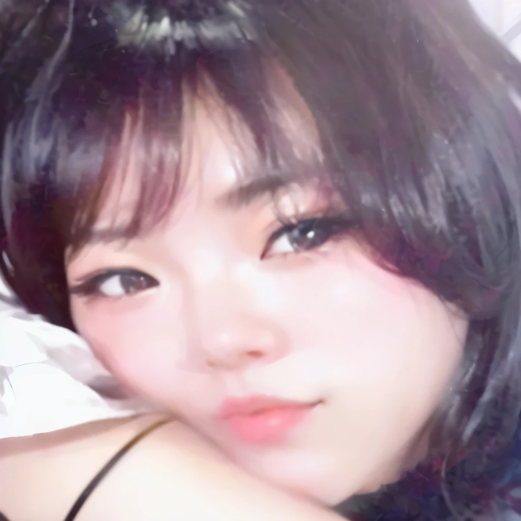 there is a woman with a black top and a black top, Chiho, Yoshitomo Nara, Choi Hong-hwa, shikamimi, narumi kakinouchi, Jaeyoung Nam, Park from to minutes, Ulzzang, 1 8 is, sakimichan, Young and pretty Asian face