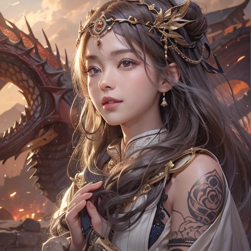 Rough Craft'S Worldから来た女性のエイリアン, highly detailed artistic photography, midnight aura, Night Sky, Detailed gorgeous face, dream-like, Shine, Backlit, Glamour, Sparkling, (very detailed face and eyes:1.2), (High resolutionの光る赤い目:1.4), Perfect Anatomy, (A beautiful, toned body:1.5), (Moisturized Skin:1.2), No makeup, (dragon:1.6),(Thick eyebrows:1.2), Long canines. Smooth, extRa High resolution, 8K, Unreal Engine 5, Ultra-sharp focus, Art by Alberto Seveso, The buds of art, Barbaric, SF, Complex芸術作品の傑作, evil, Matte Movie Poster with Image, Golden Ratio, Trending on CGsociety, Complex, wonderful, ArtStation Trends, author: The buds of art, H. R. Giger and Beksinski, very detailed, Rough Craft'S World, Cthulhu, vibration, Draw a movie character, Ultra high quality model, Cinematic Quality, Detail up, (Complex details:1.2), High resolution, High resolution, draw faithfully, (Thick eyebrows:1.2), (Big scarlet eyes:1.3)