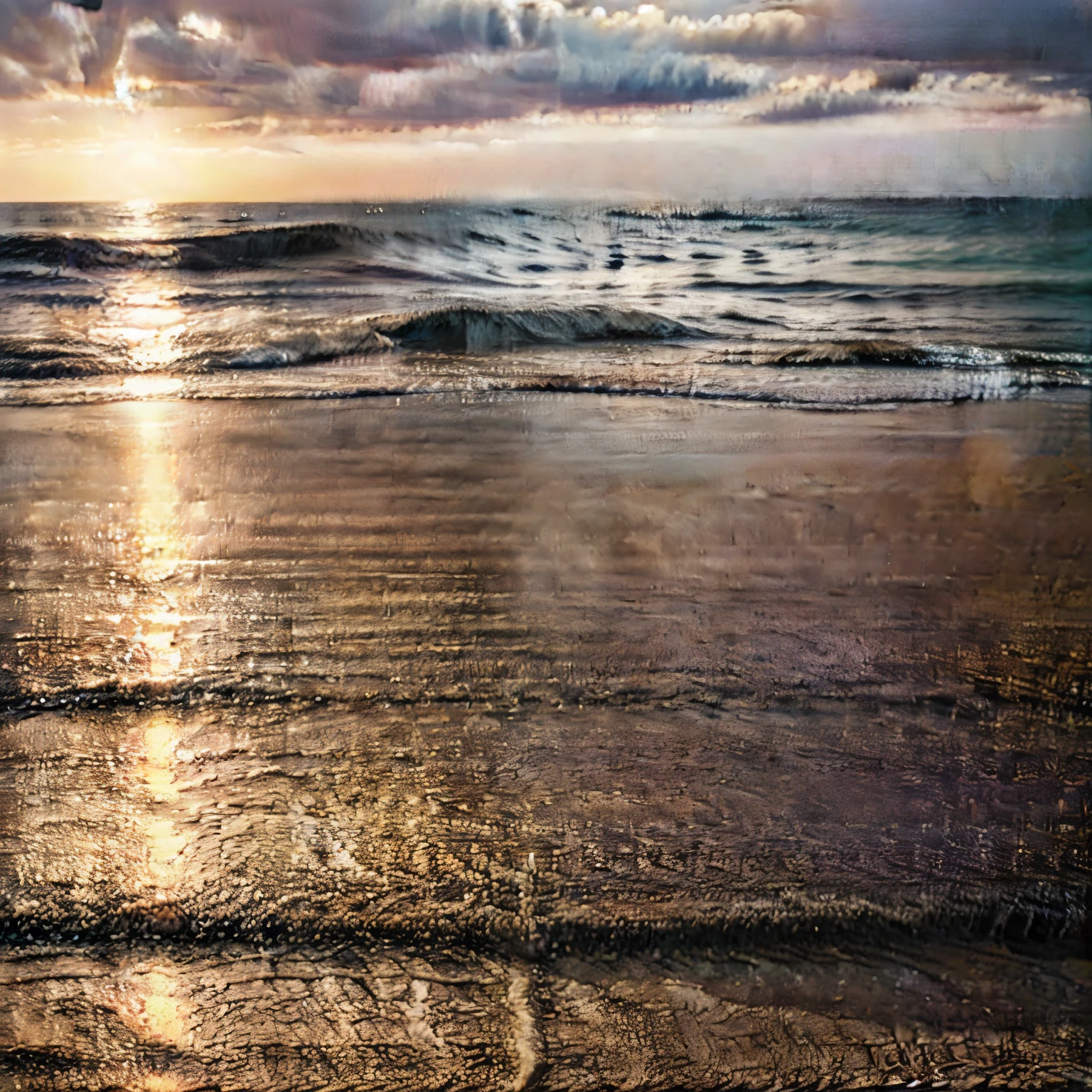 Scene 1
- Visual: Wide shot of a serene beach at sunrise, with the gentle sound of waves in the background.
- Description:The sun slowly rises, casting a golden hue over the calm ocean, symbolizing a new beginning.