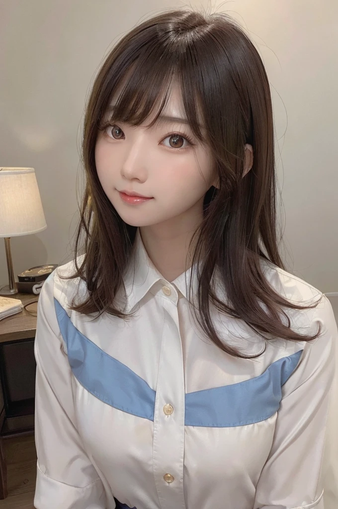 There is a woman holding a coffee cup, Reality Girls, realistic Young girl, portrait of pretty girl, Cute natural face, Cute realistic portrait, Realistic Anime 3D Style, pretty girl, Attractive girl, Photorealistic Animation, Mysterious Coffee Shop Girl, Young girl, pretty girl, Long Hair Girl