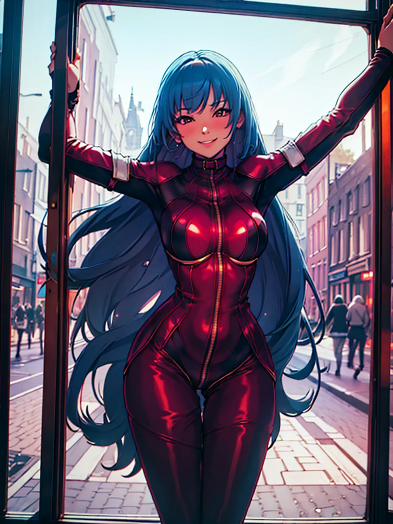{{1 female},{{{{{Tabletop++, Highest quality++, Super detailed+, Ultra-high resolution,(Realistic:1.4)Cowboy Shot,Hatsune Miku, (VOCALOID)RAW Photos,(Hatsune Miku)+,(Hatsune Miku)+, (VOCALOID) Expressionless, Light blue hair, Red eyes ,clavicle, Twin tails, ((black doll suit girl 1.6)),so beautiful, Highest quality, Absurd, One Girl, Brainwashed,}}}} Hollow Eyes,(Eyes glow red :1.4)), ((Big Breasts:1.1))、(The shape of the genitals is clearly visible)) cyber punk, Dark Lab, Dark Room,(Neon Light:1.2), (night:1.5), (Stand up and raise your right arm in a salute, Place your left hand on your hip)