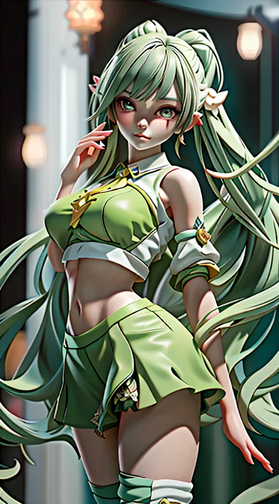 NSFW:1.4、Masterpiece、最high quality、high quality、High definition、High resolution、High detail、Lens flare、Ray Tracing、high qualityのテクスチャー、high qualityの影、Beautiful details、Detailed explanation、Detailed texture、Realistic facial expression、Realistic and colorful、Delicate、Cinematic Light、Side light、Sharp Focus、(1 Female:1.3)、(Intricate detailakeup、Pure Eros Face_v1:0.5)、(Details Beautiful delicate face、Detailed beautiful delicate eyes、Perfect Facial Proportions、Detailed skin、Charm、Detailed chest、Large upward-facing breasts)、(See-through)、Wet、slender、sexy、Underboob、High Leg、V-Cut、Hatsune Miku、Seafoam green hair color、Fancy Twin Tails、Beautiful bangs、(Lift-up mini skirt)、(Mini skirt soaring in the wind)、(high slit)、Knee-high、Cyberpunk Boots、White shirt、tie、Headphones、Cyberpunk Sleeve Removal、Cyberpunk Belt、Cyberpunk City、Full body photography、Low - Angle、Condescending Gaze、Move your knees apart、(Take a deep breath、Work on this image step by step)