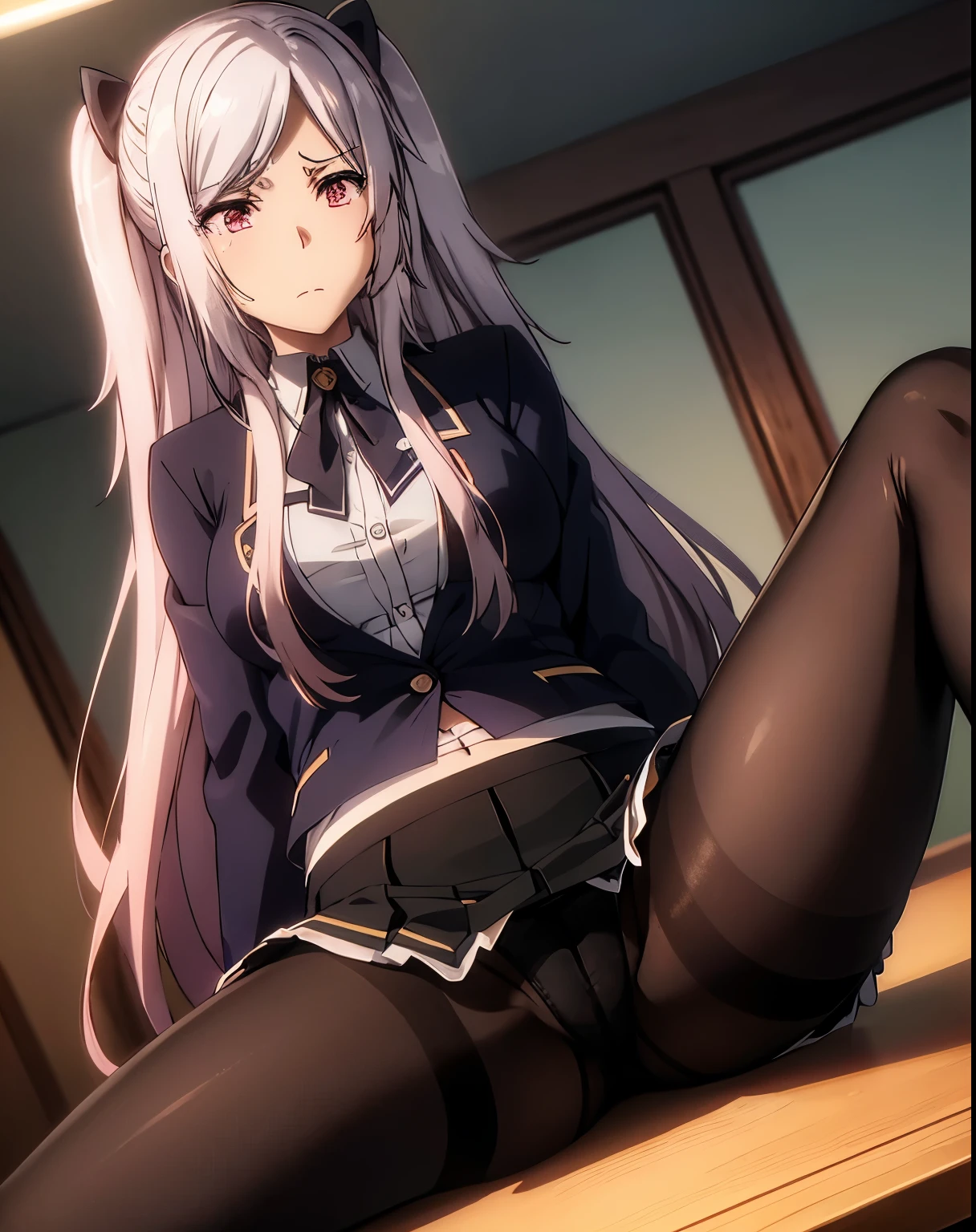 Realistic,One girl, Magical girl, Pantiesー,Skirt Lift,((Under the skirt)),((Panty shot)),(Panties),((Small Pantiesー)),((Thin Pantiesー)),(((See-through Pantiesー))),(((Black Pantyhose))),白いレースのPantiesー, ,Are crying,Anguished expression、Embarrassed look,8k,Realistic、Anime illustration,CG、masterpiece, highest quality, 1 girl, alone, Big Breasts, office staff suit, Jacket, Pencil Skirt, Pantiesー under Black Pantyhose, (show off Pantiesー:1.1), Embarrassing, Spread your legs, Sitting, office、倒れてSpread your legs、