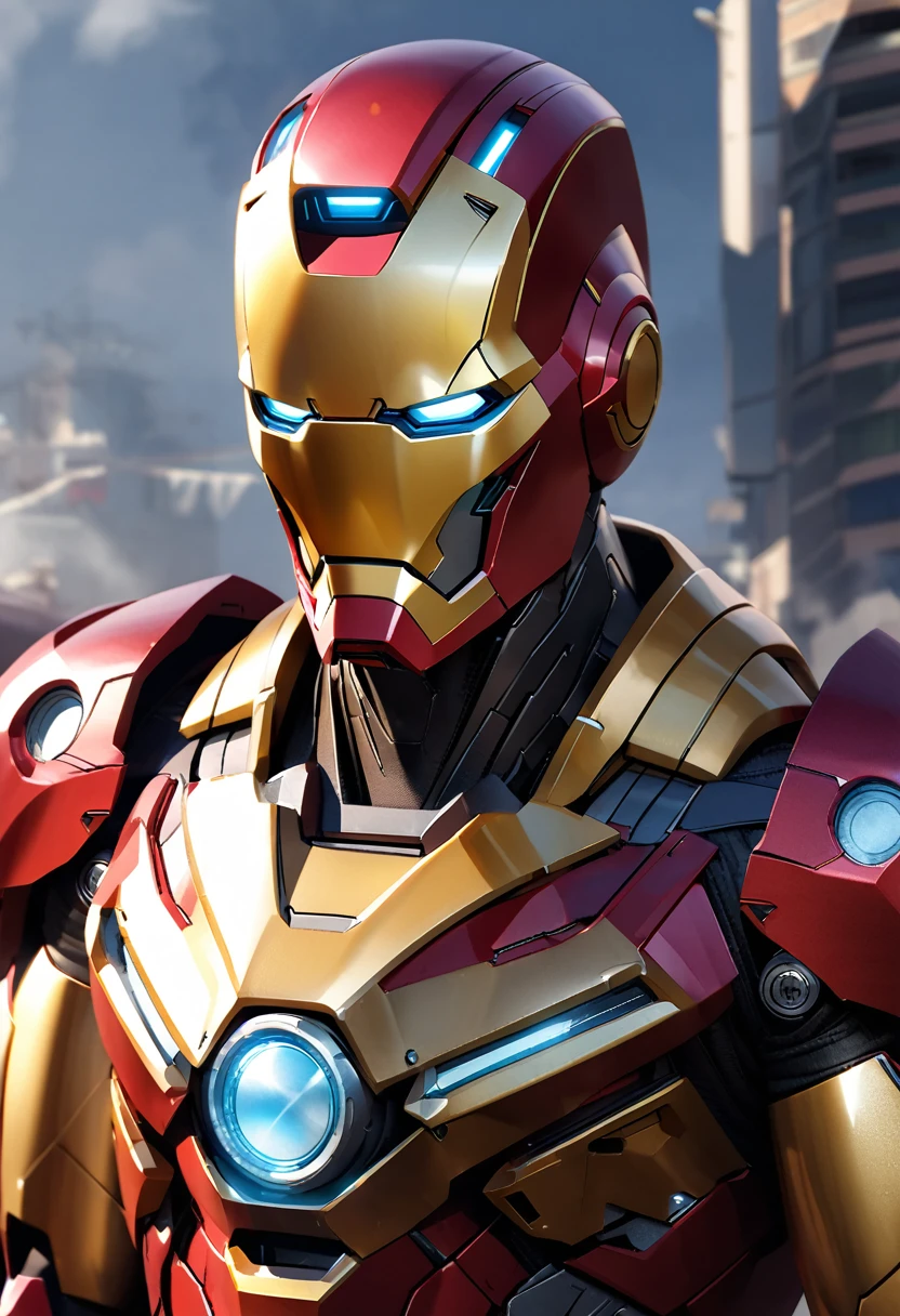 Iron Man is realistic, enlarged and clear, without too many complicated lines.   Mark 8 armor    