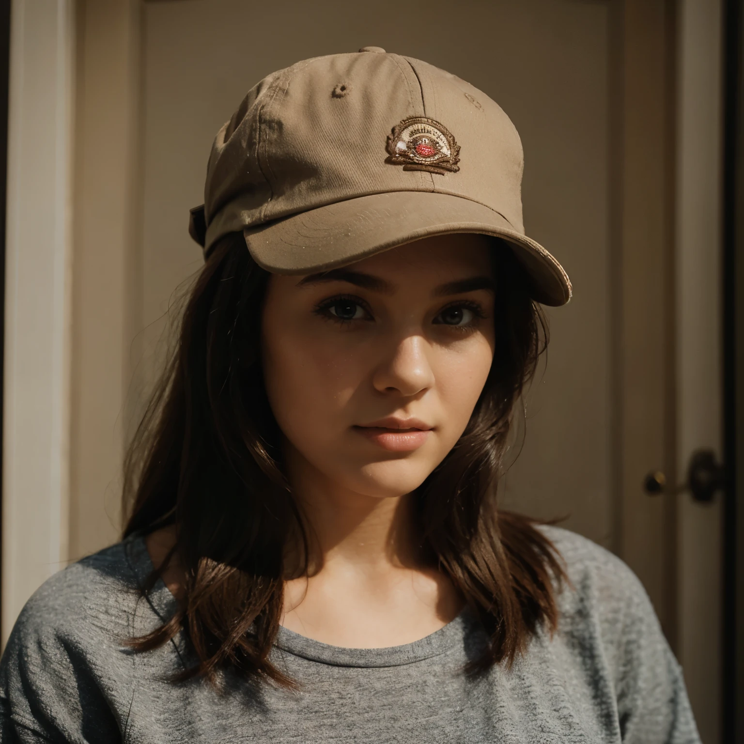 Girl Brown with Cap