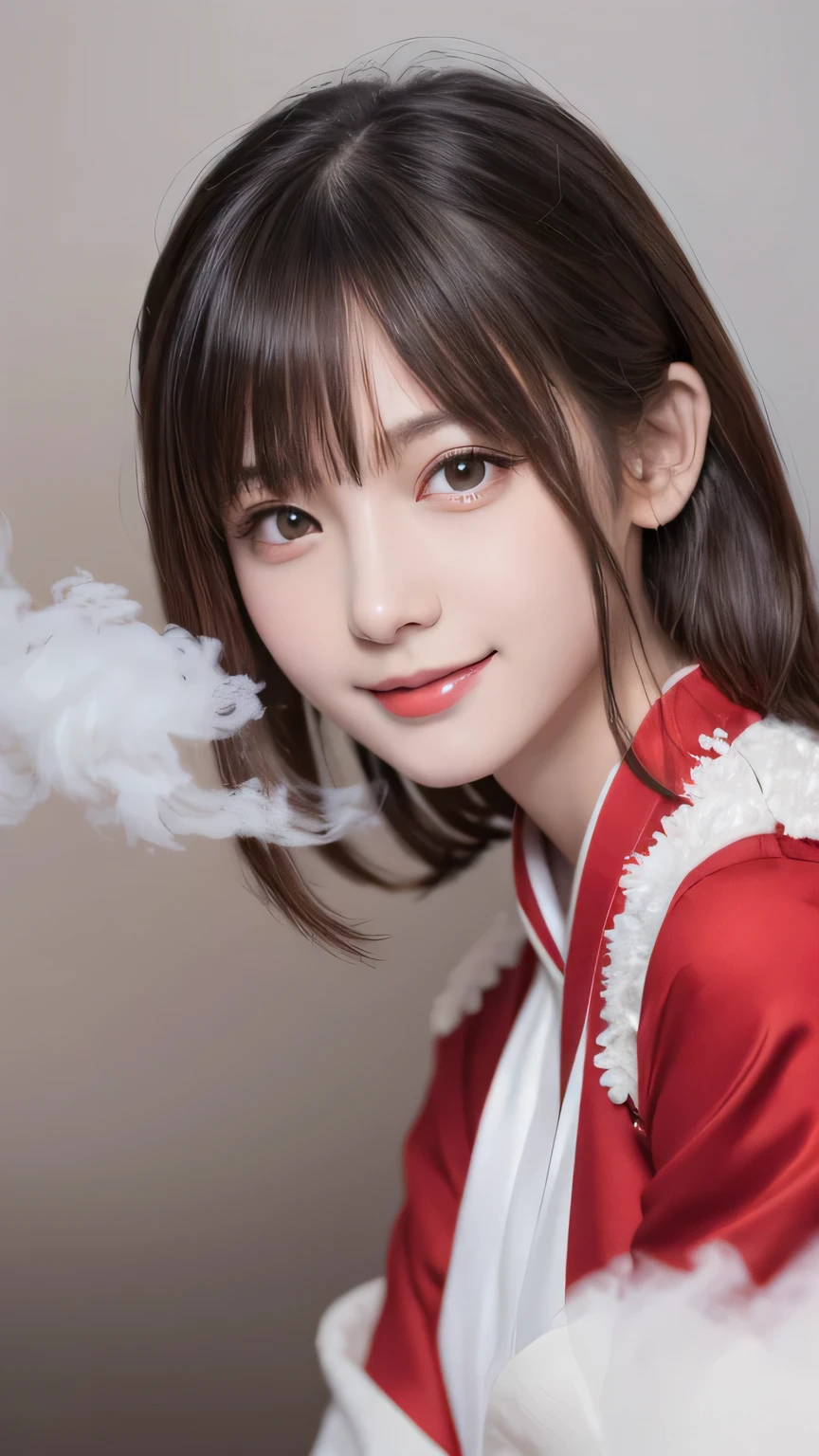 (masterpiece、highest quality、Official Art:1.2)、
Portrait of a 16 year old ,highest quality, super high quality, masterpiece, Perfect illustration, Extremely detailed (Exquisite light and shadow, A very dramatic picture,) stroke, 1 girl, alone, (Wearing red clothes, Black and white Hanfu,) Flower Field, Flowers, (White smoke:1.3) (Realistic:1.4), Zen Intertwining, Tangled, Official Art, unity 8k wallpaper, Very detailed, Beautiful and beautiful, masterpiece, highest quality, (Dynamic Angle: 1.4), Glowing Skin, (Floating colorful flashes: 1) The most beautiful chaotic shapes, elegant, Brutalist Design, Bright colors, Romantic Depth of Field Exotic_dance, , huge shy smile , big eyes:1.3 , random cute pose , Leaning forward, Lean back, Claw Pose, Random attractive poses