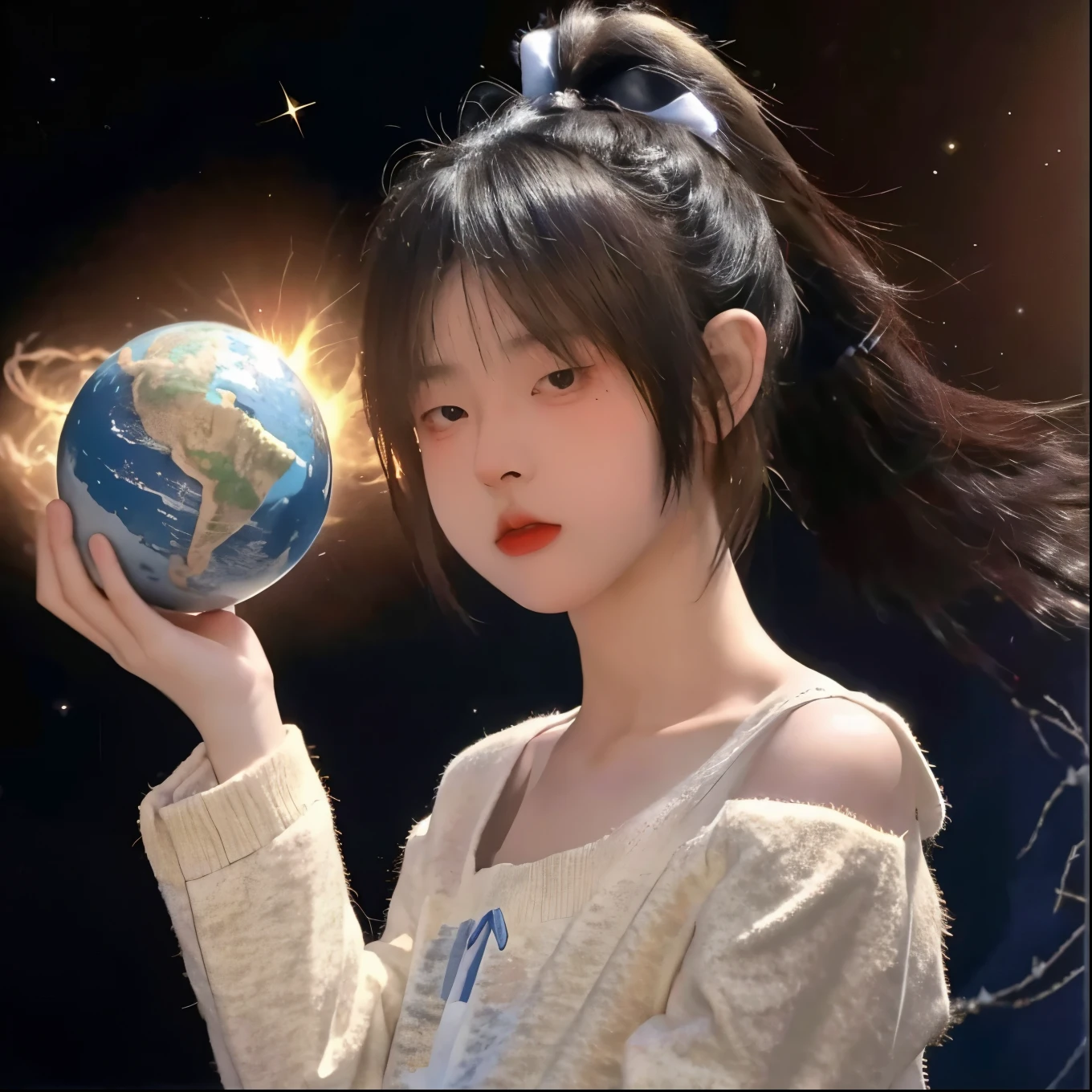 The  Yuki-chan「The Earth cares about the Moon just as much as it does」Said。