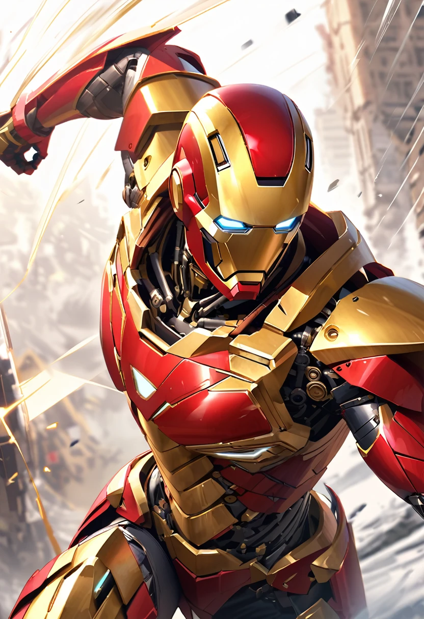 skeleton armor。This is a black and gold Iron Man jacket。It is designed for speed and maneuverability is realistic, enlarged and clear, without too many complicated lines   