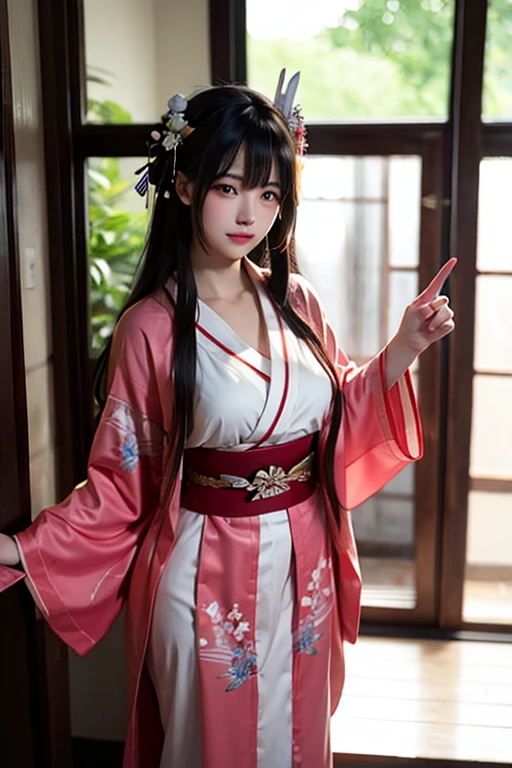 goddess　upright　Kimono