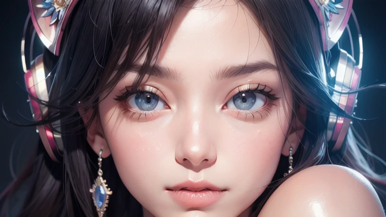((best quality)), ((masterpiece)), (detailed), ((Draw every detail with high precision)Extremely precise depiction)[high resolution],(detailed illustrations,とてもbeautifulで緻密な描画,Delicate lines and rhythm,Realistic texture expression),[Color drawing main line],[Ruins background []],endless (Anime Girl (beautiful) 18 years old)  [(Pink purple skin) [glossy black hair]],((bet) Beautifully decorated golden cyber armor) ([Complex decorative processing] [elegant],Gorgeous golden luster (Polished reflective gloss)) [Luxurious],Gravure printing,[Oparts Stolen Technology [Hieroglyphics]],(複雑でbeautiful装飾 [Dense details]),(きめ細やかでbeautiful肌表現 [transparency]),[完璧な目のdetailed (Beautifully detailed iris)(Eyes like deep gems)],(Eye light[Accurate Lighting，protect eyes]),[長くてbeautiful睫毛],[Accurately drawn hair [美しく艷やかな髪のdetailed]],(完璧な手のdetailed [破綻のないbeautiful指 [beautiful nails]]),(Perfect anatomical structure(Perfectly balanced proportions))[[Full body portrait]],[[Highest level of design]][Ideal color coordination(Accurate simulation of the interaction between light and material)],([Precision details](detailed,高beautiful)),[The visual art of storytelling],((best quality)beautiful[[High-density drawing]])[Full HD].Big breasts，Coordinated body，