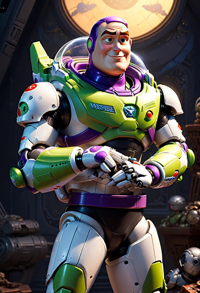 Buzz Lightyear, (masterpiece, best quality, Professional, perfect composition, very aesthetic, absurdres, ultra-detailed, intricate details:1.3)