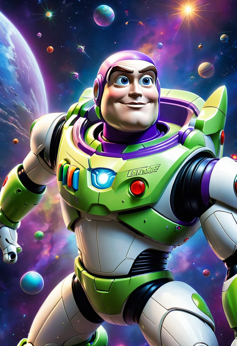 Buzz Lightyear, by tim_white, best quality, masterpiece, very aesthetic, perfect composition, intricate details, ultra-detailed