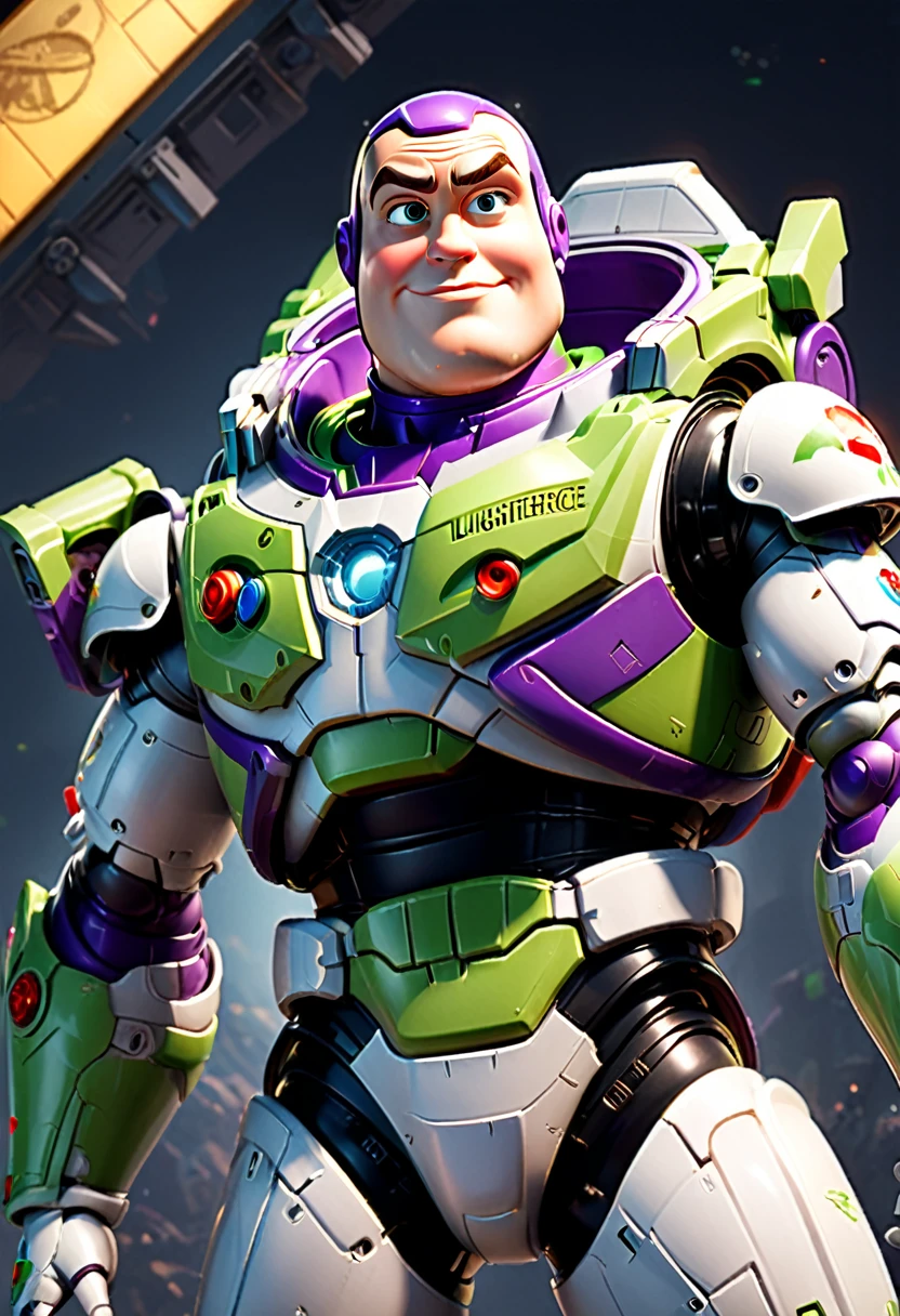 Buzz Lightyear, (masterpiece, best quality, Professional, perfect composition, very aesthetic, absurdres, ultra-detailed, intricate details:1.3)
