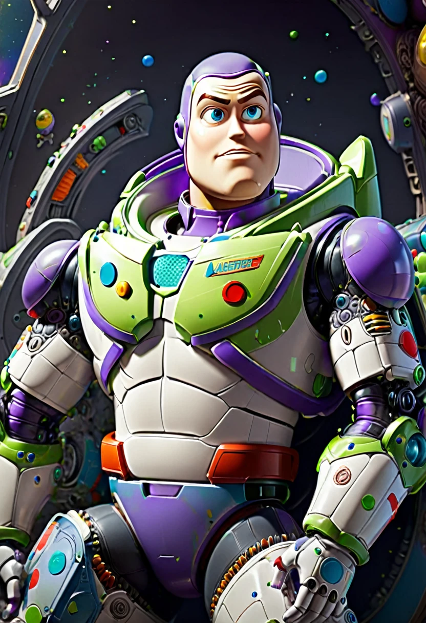 Buzz Lightyear, (masterpiece, best quality, Professional, perfect composition, very aesthetic, absurdres, ultra-detailed, intricate details:1.3)