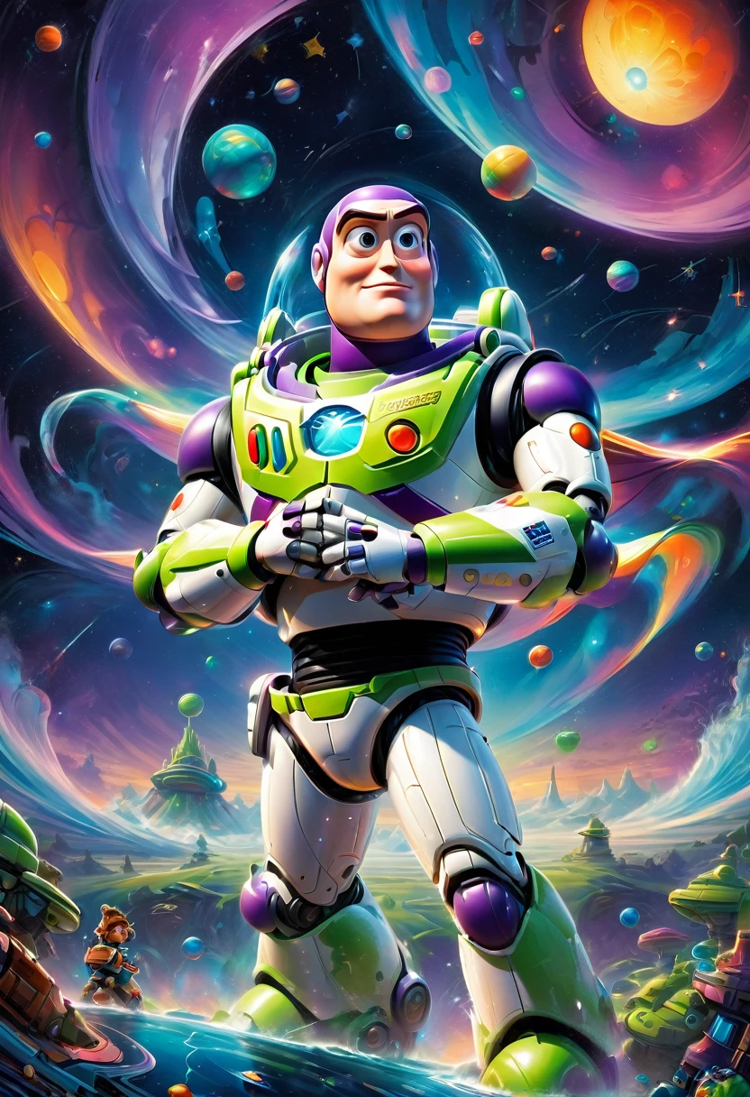 Buzz Lightyear, by David Aja, best quality, masterpiece, very aesthetic, perfect composition, intricate details, ultra-detailed