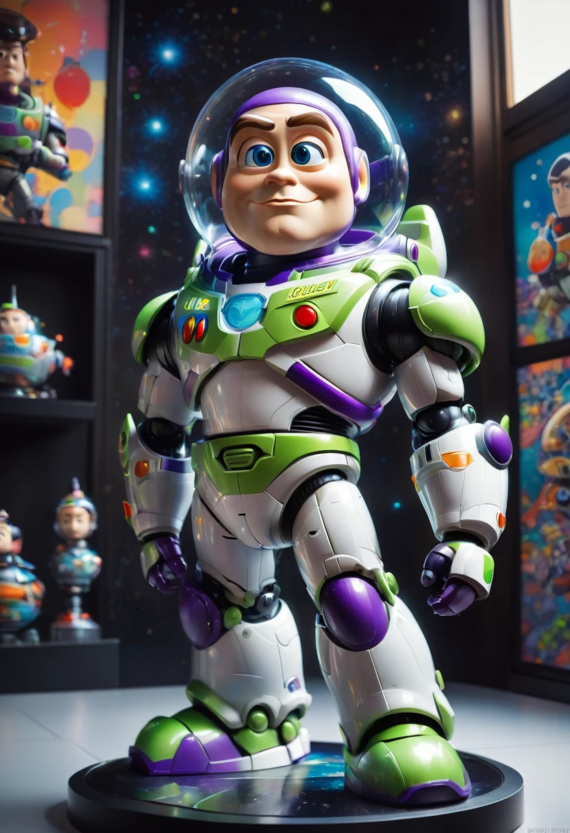 Buzz Lightyear, by Yoshitomo Nara, best quality, masterpiece, very aesthetic, perfect composition, intricate details, ultra-detailed