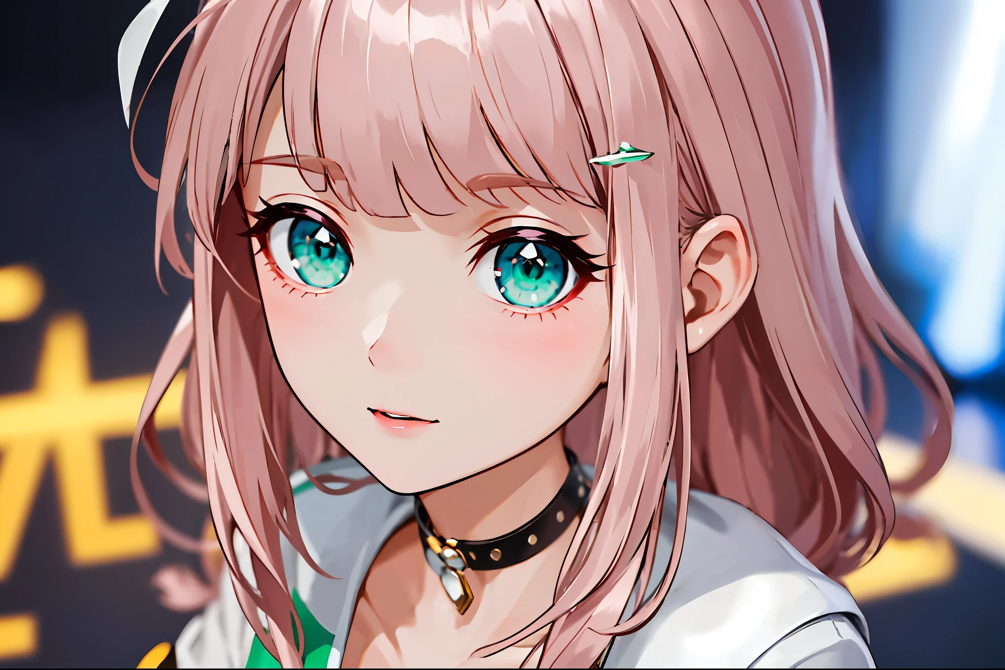 {{{{masterpiece}}}}, {{{Super detailed}}}, {{{high resolution}}}, {{good anatomy}}, (((best quality))),((emerald and green eyes,brown hair)),{{Extremely detailed and refined}}, {4k CG wallpaper}, {{illustration}}, ((pearl pink hair,JK)),((looking out a window,in school)),(((face portrait,detailed face,bigger eyeballs,standing,bust,standing))),(curly hair|Long hair|Detailed hair|blunt bangs|shiny hair),(((serafuku,sailor shirt,skirts))),{{{emotionless face,mature}}},(lesbian,JK,1 woman:1),(small breasts),masterlighting,standing on the edge of mountain,((The details are complex、Shallow depth of field、movie lighting、Reflectors、a Canon EOS R5、50mm lens、f / 2.8、shot at 8k resolution))