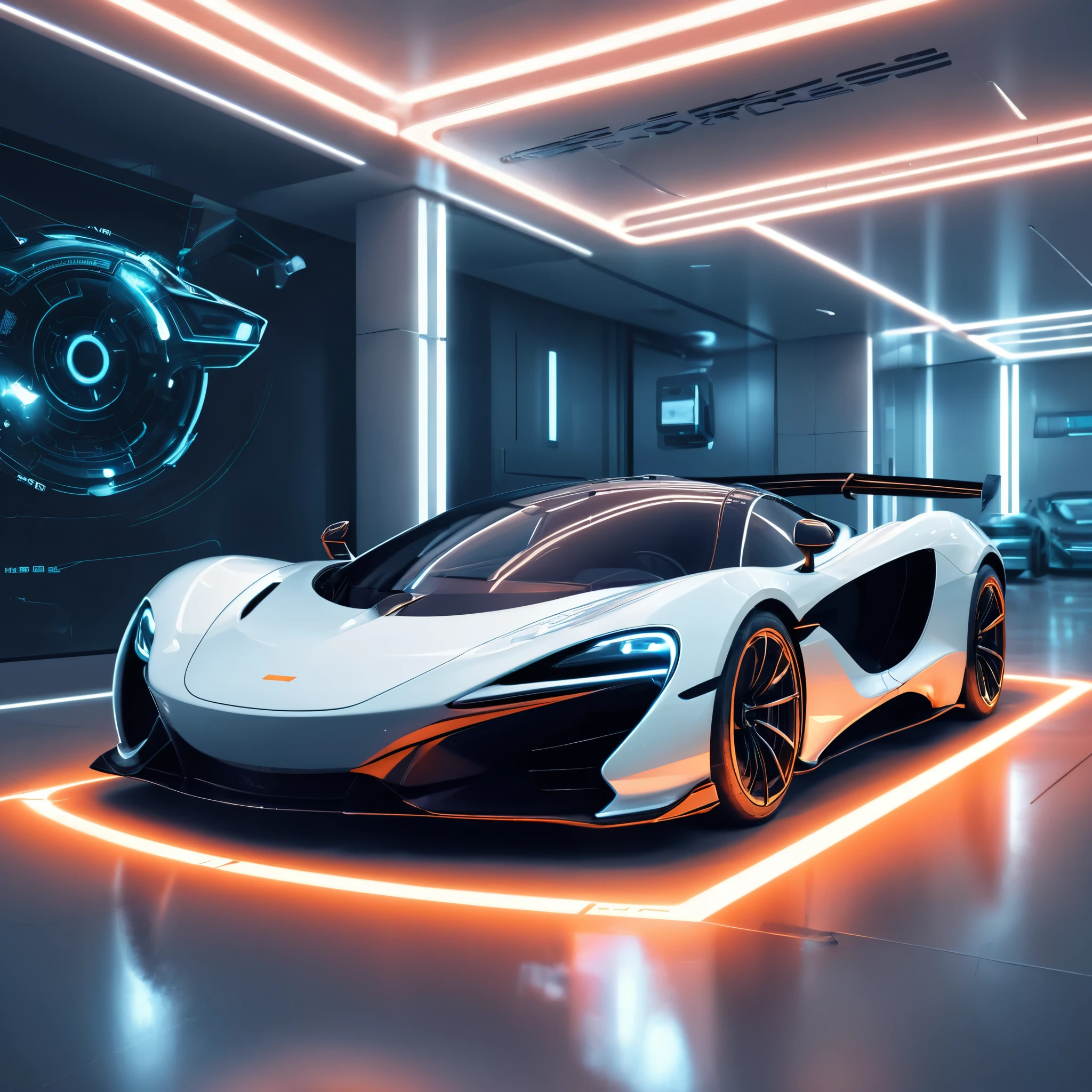 a futuristic car with glowing lights in front of it, hq artwork, secret society, by Hedi Xandt, inspired by Nikola Avramov, album art for a trance dj, mobile game, confidential documents, technocore, mclaren, half blueprint, heavy fire on the background, moloch