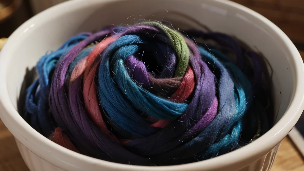 Dyeing: Natural dyes are traditionally used, although synthetic dyes are also common today. The yarn is dyed according to the colors specified in the design.