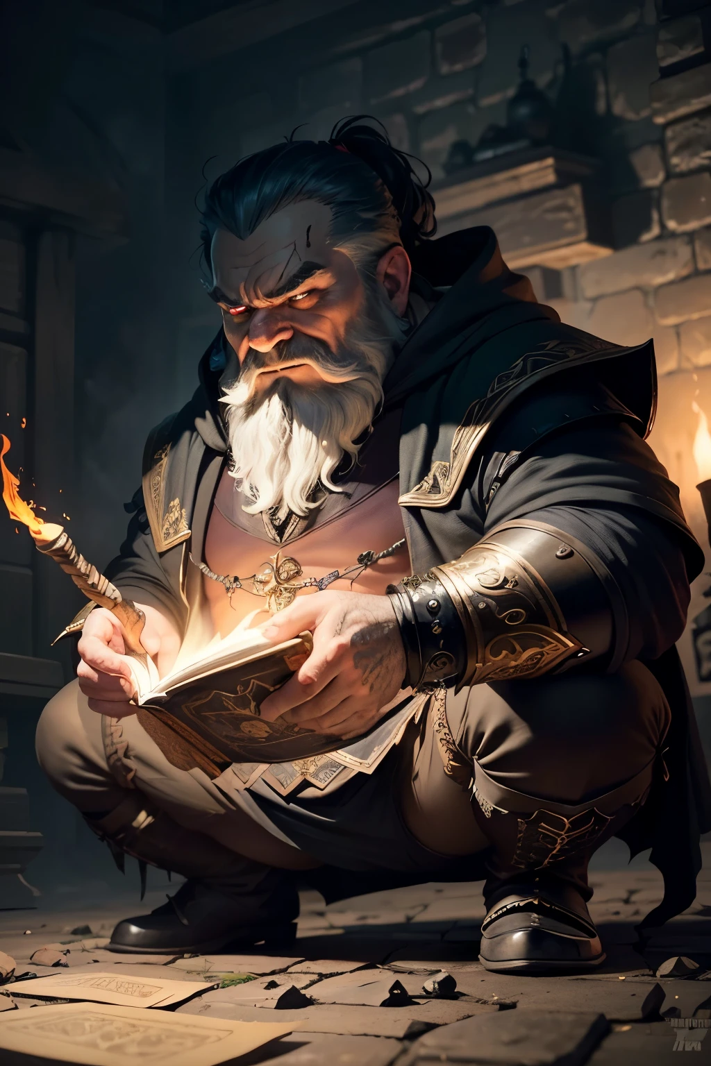((Best quality)), ((masterpiece)), ((realistic cartoon)), ((perfect character)):
Small sized dwarf holding a whip,really small size, fat, angry, micro manager,shouting,deadly death,In this stunning and highly detailed realistic cartoon. The Rumor monger stands tall with, clad in shrouded in dark garment, complete with flowing garments and ornate patterns. His face is high, adding to his evil and deadly appearance.
The micro manager channels the power of darkness, conjuring dazzling rays and dark energies. The scene is set in a thematically rich environment, filled with magical vibes, and mystical symbols that enhance the ambiance. The lighting, crafted with a cinematic touch, casts fire, emphasizing the evil aura surrounding the micro manager.
Every element of this masterpiece is carefully designed to create a sense of realism and immersion. The intricacies of the micro manager armor, the mesmerizing effects of his conjurations, and the level of detail in his weathered face all contribute to a captivating visual experience. This artwork is presented in stunning UHD resolution, allowing you to appreciate every nuance and intricacy in breathtaking detail.
Full body portrait,Eye level, scenic, masterpiece,mtg art,magic the gathering art.