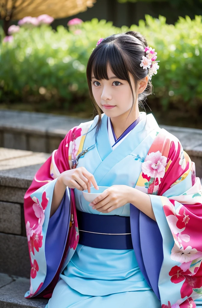 Japanese Girl、Kimono、