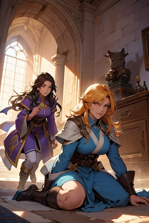The beautiful and dynamic defenders of the castle
