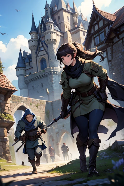 The beautiful and dynamic defenders of the castle