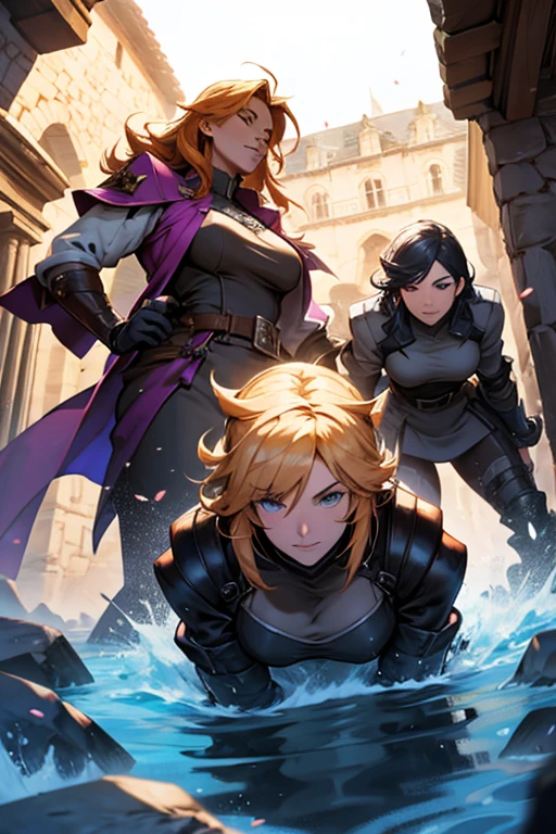 The beautiful and dynamic defenders of the castle