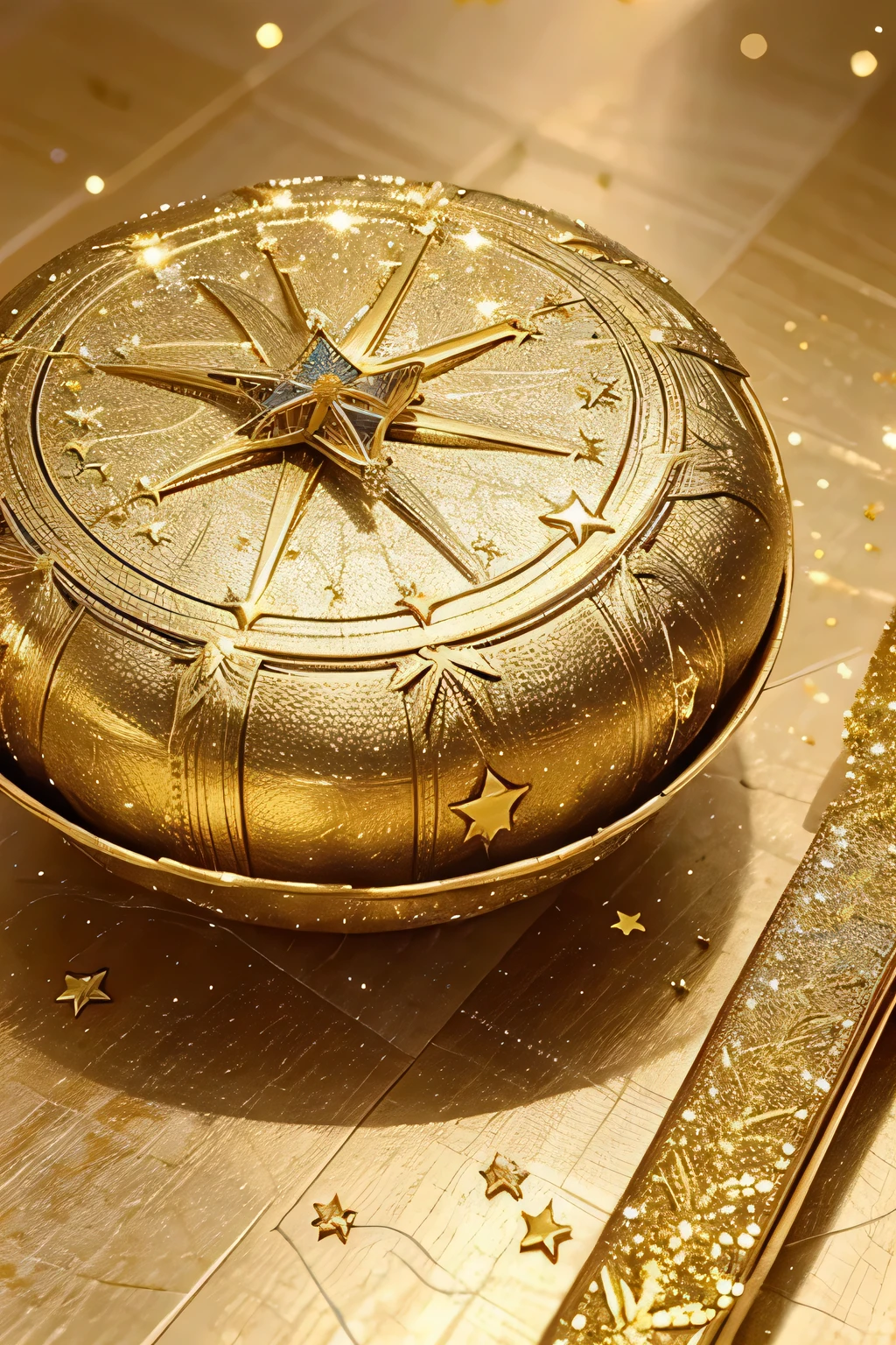 Em meio as estrelas, symbols of wealth and prosperity and abundance, Protection Symbols, in the color of stars in a discreet but clear way, simbolos perfeitos e completos