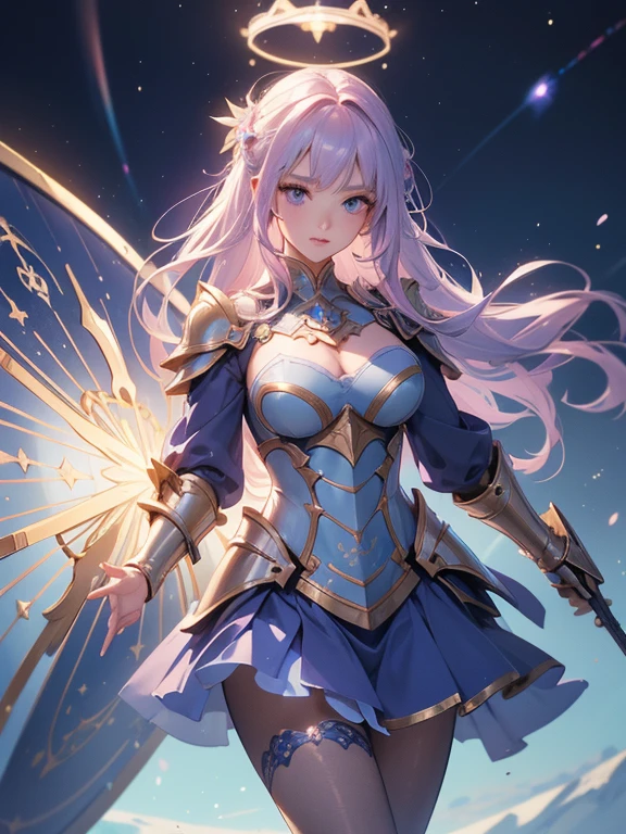 Bot Txt2Img default 17:28:33
((8K))、((32K))、((highest quality))、((masterpiece))、((Super high resolution))、fine skin texture、fine cloth texture、fine metal texture、RAW photo、professional、Ultra-fine painting、((solo))、((Against the backdrop of the big Earth))、((in outer space))((Mechaエンジェルに扮した女性))、beautiful breasts、concept art、anime fantasy artwork、detailed fantasy art、Anime character with pale blue-violet hair and big white wings、(((twin tails)))、(Mecha:1.6)Sleek and menacing design、((super heavy weapon, long range support armament))、(((Large wing-like equipment)))、(((headset that looks like a big wing)))、Pure white and blue-violet armor、8K high quality detailed art、symmetrical wings、NSFW